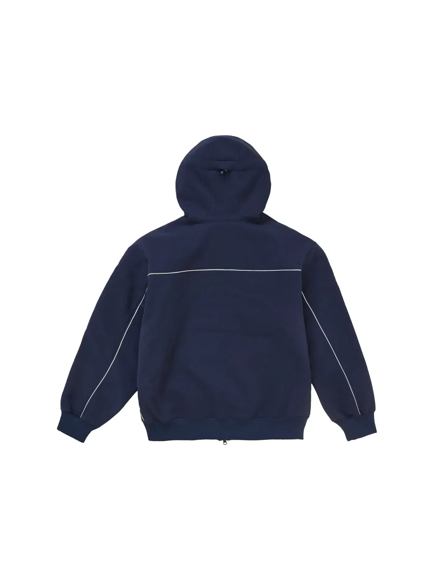 Мужская худи с капюшоном на молнии с ветрозащитой Supreme WINDSTOPPER — изображение 2 из 3, темно-синий