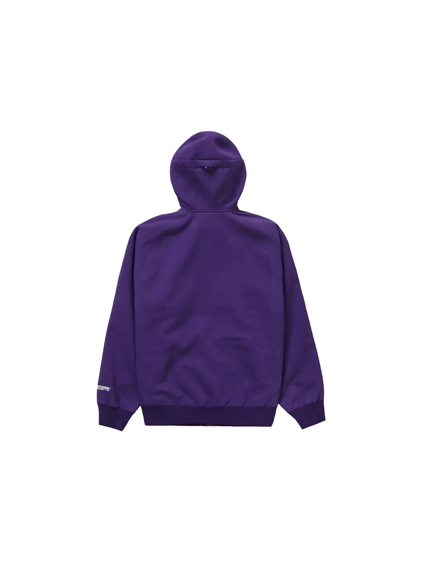 Мужской свитшот с капюшоном на молнии Supreme WINDSTOPPER Zip Up Hooded Sweatshirt (FW22) Dark Purple — изображение 3 из 3