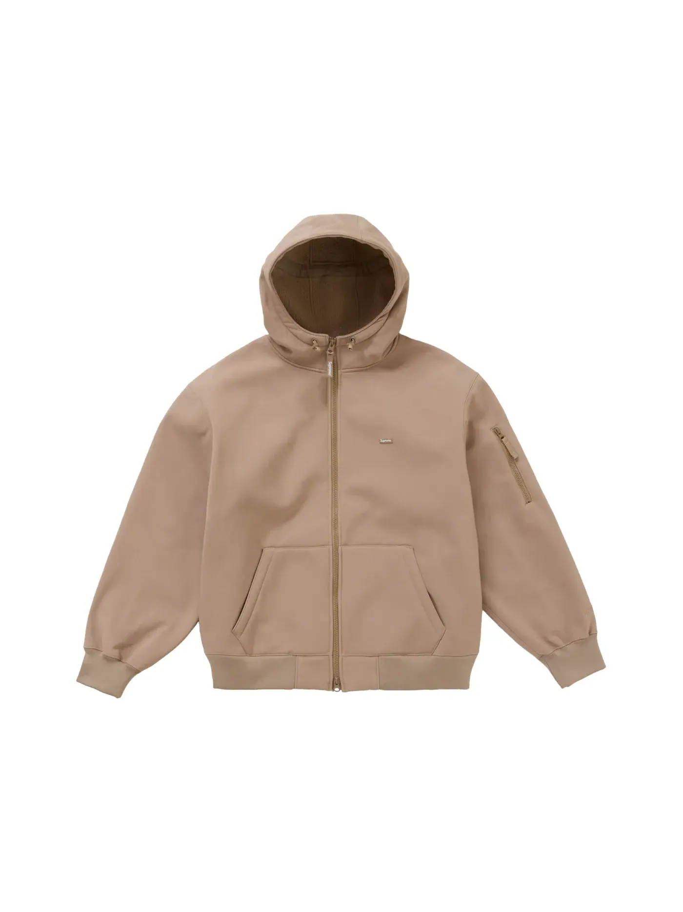Мужская худи с капюшоном на молнии Windstopper Supreme — изображение 1 из 3, тауп