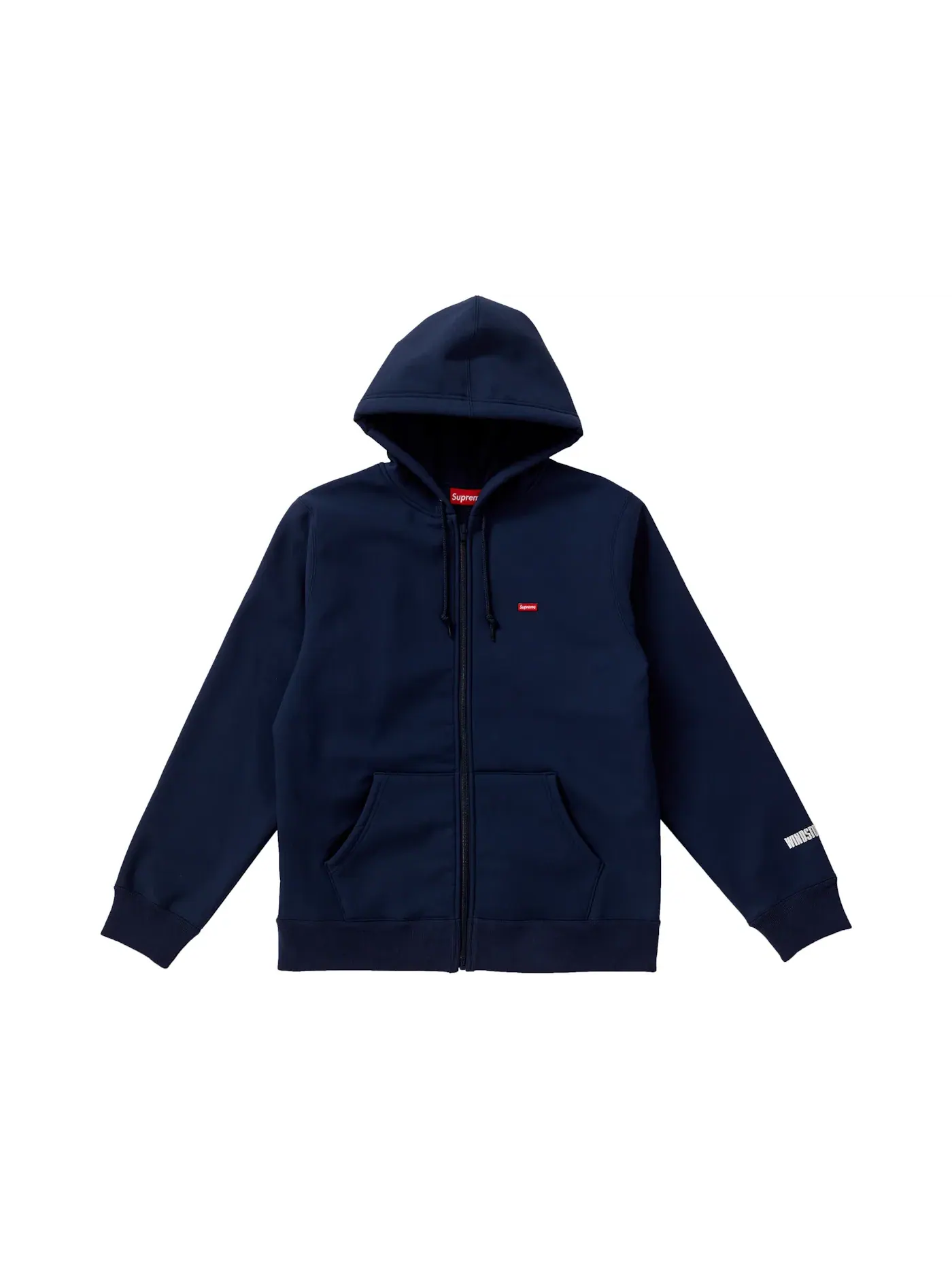 Мужская худи на молнии с капюшоном WINDSTOPPER Supreme — изображение 1 из 1, темно-синий