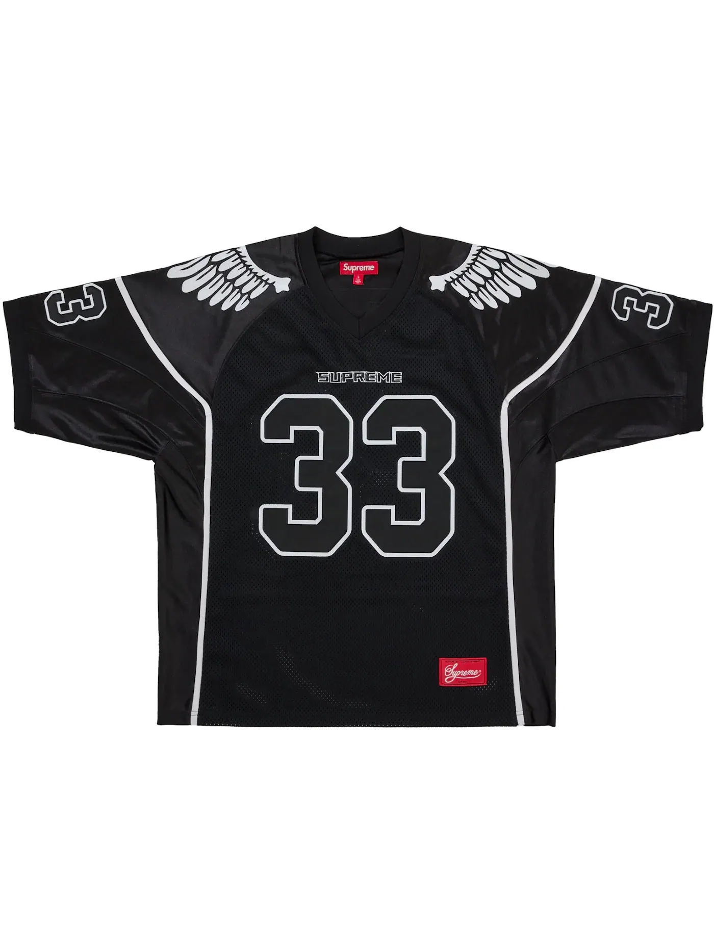 Мужская футбольная джерси с крыльями Supreme Jersey — изображение 1 из 2, черный