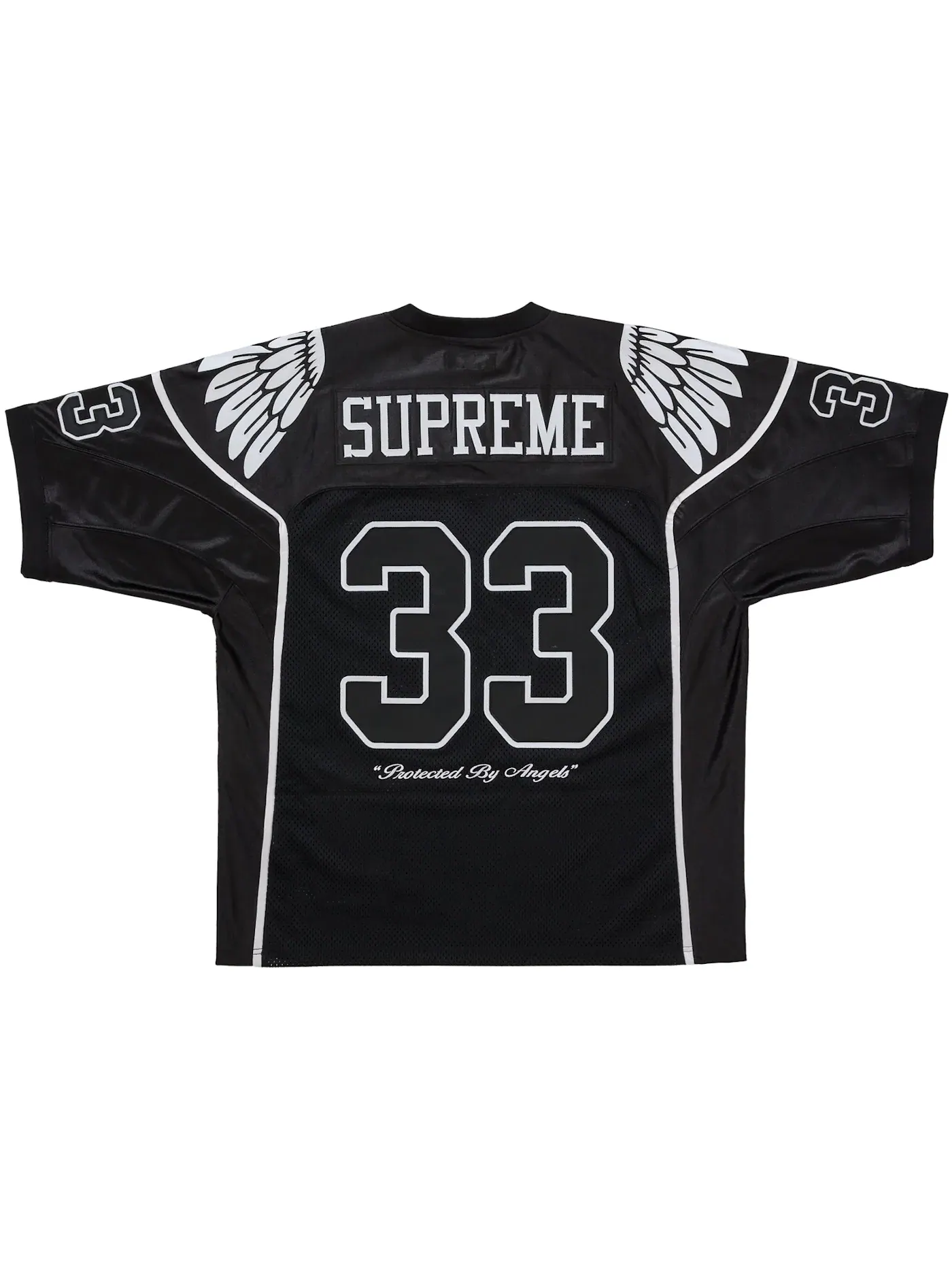 Мужская футбольная джерси с крыльями Supreme Jersey — изображение 2 из 2, черный