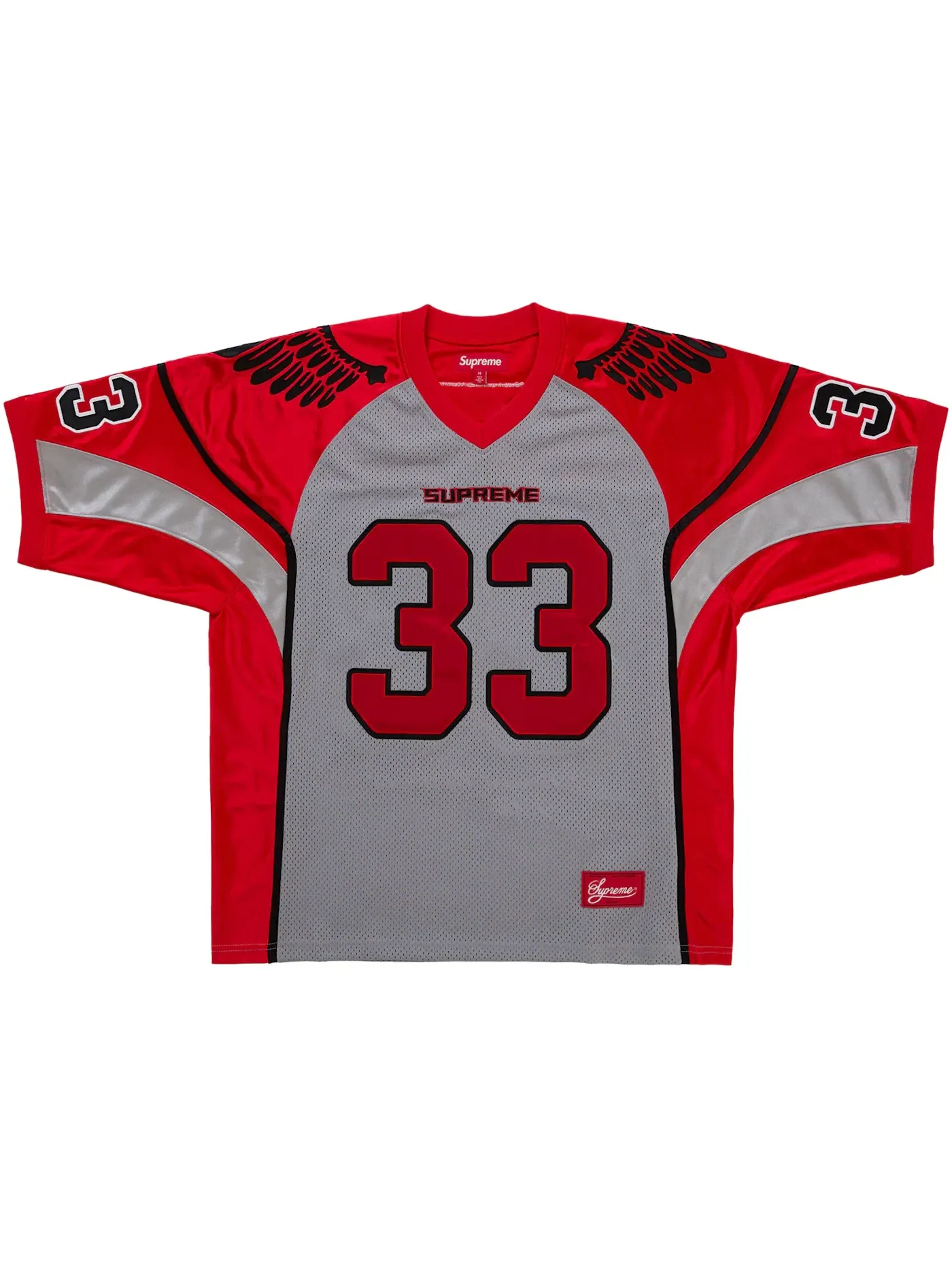 Мужская футбольная джерси с принтом Jersey Supreme — изображение 1 из 2, серый