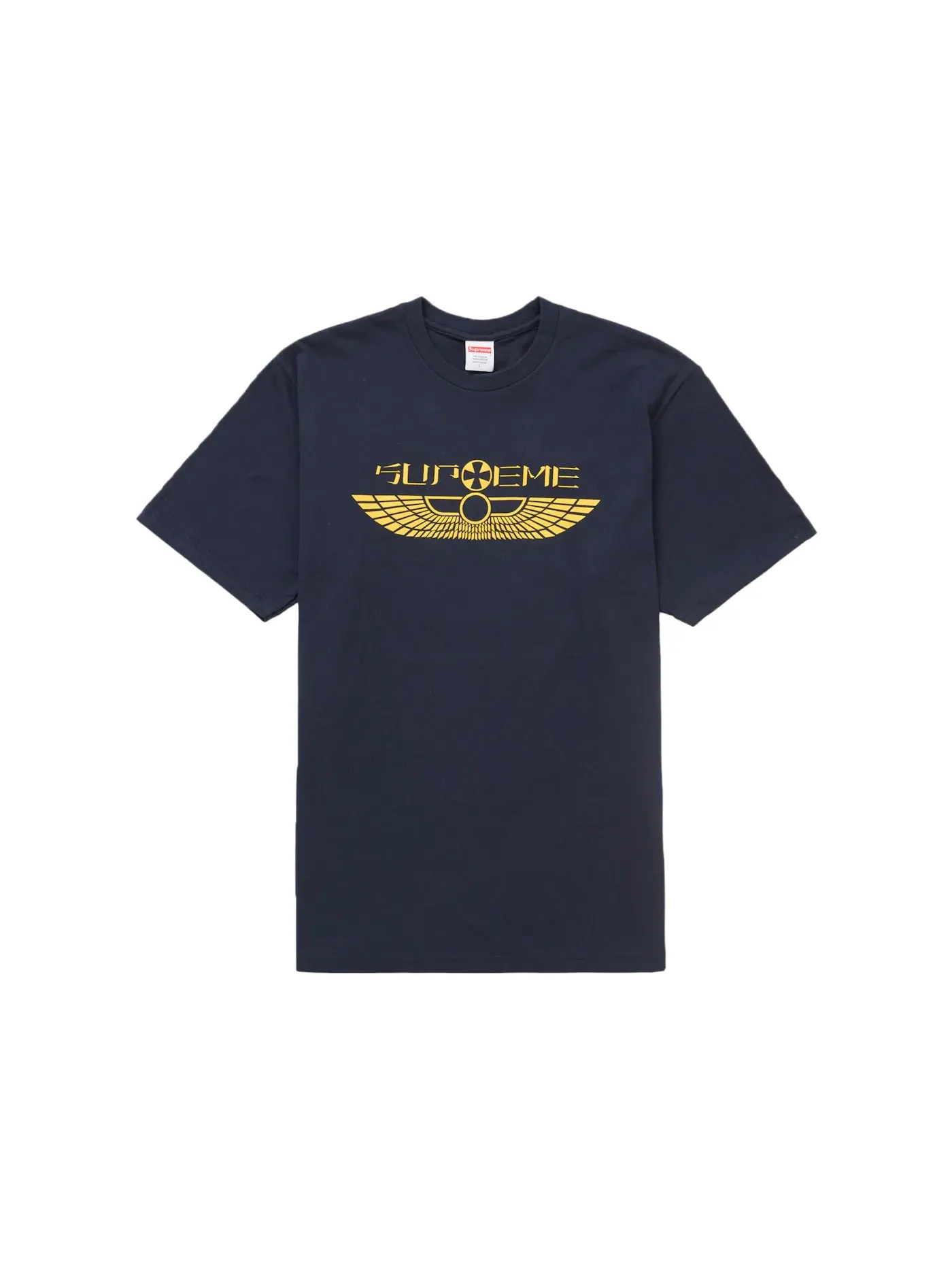 Мужская футболка с принтом Supreme Tee — изображение 1 из 1, темно-синий
