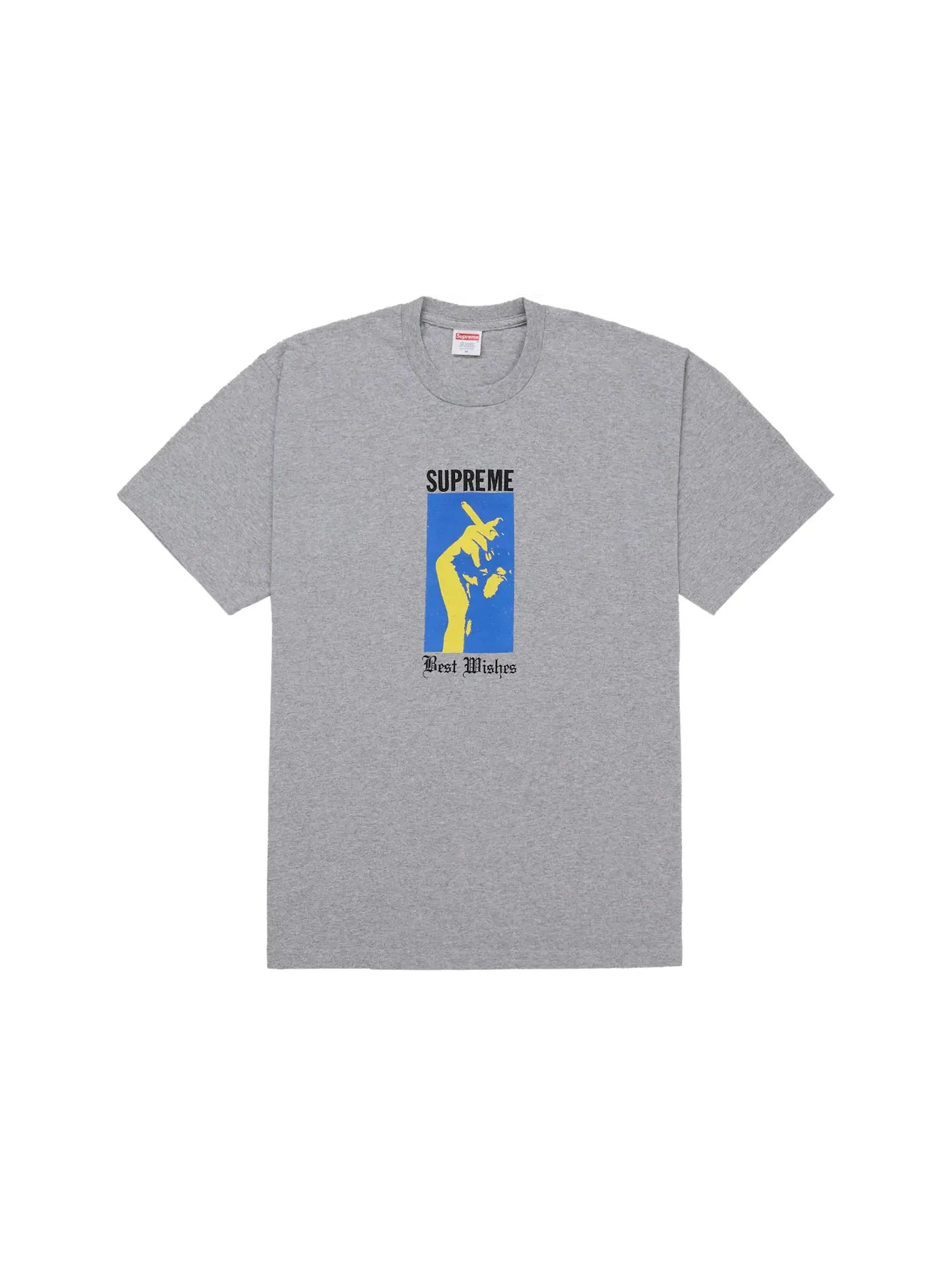 Мужская футболка с принтом Tee Supreme — изображение 1 из 1, серый