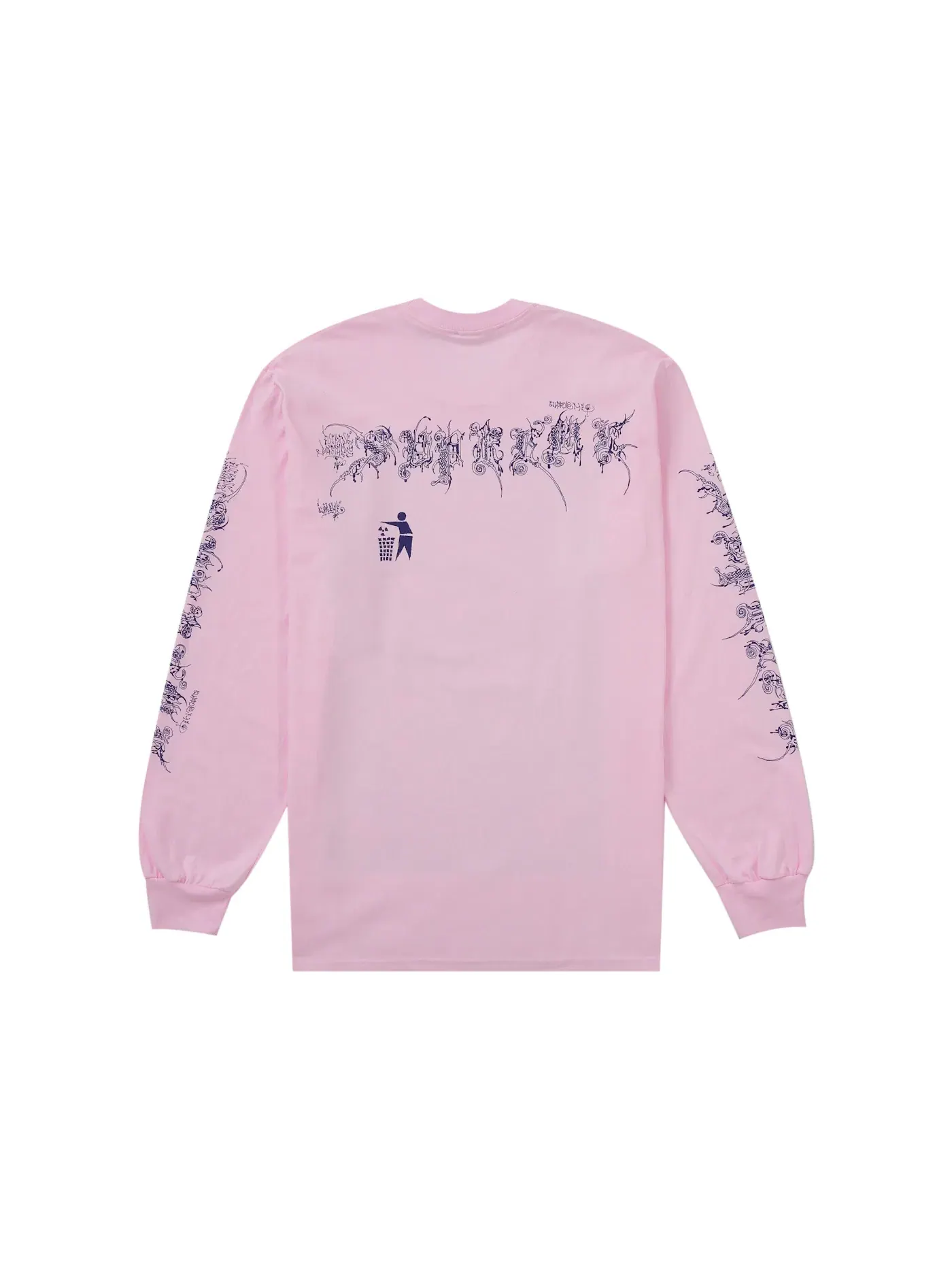 Мужская футболка с длинным рукавом Supreme Tee — изображение 2 из 2, розовый