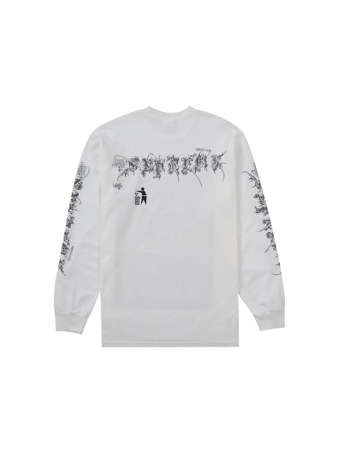 Мужская футболка с длинным рукавом с принтом Supreme Wombat L/S Tee — изображение 2 из 2, белый