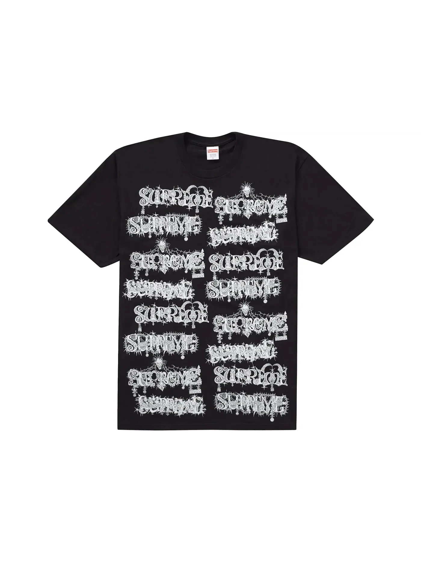 Мужская футболка Supreme Tee — изображение 1 из 1, черный