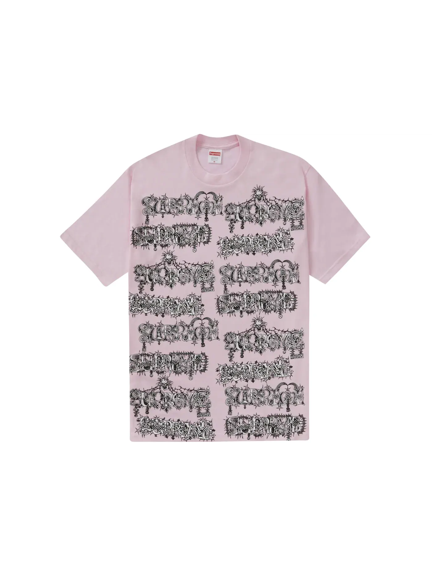 Мужская футболка с принтом Tee Supreme — изображение 1 из 1, розовый