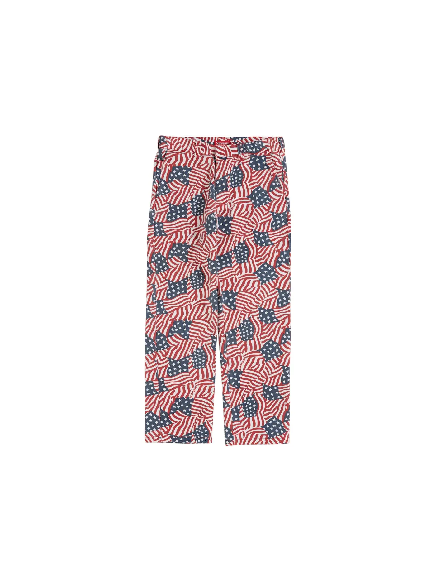 Мужские брюки Supreme Work Pant Flags Supreme, Flags — изображение 1 из 2