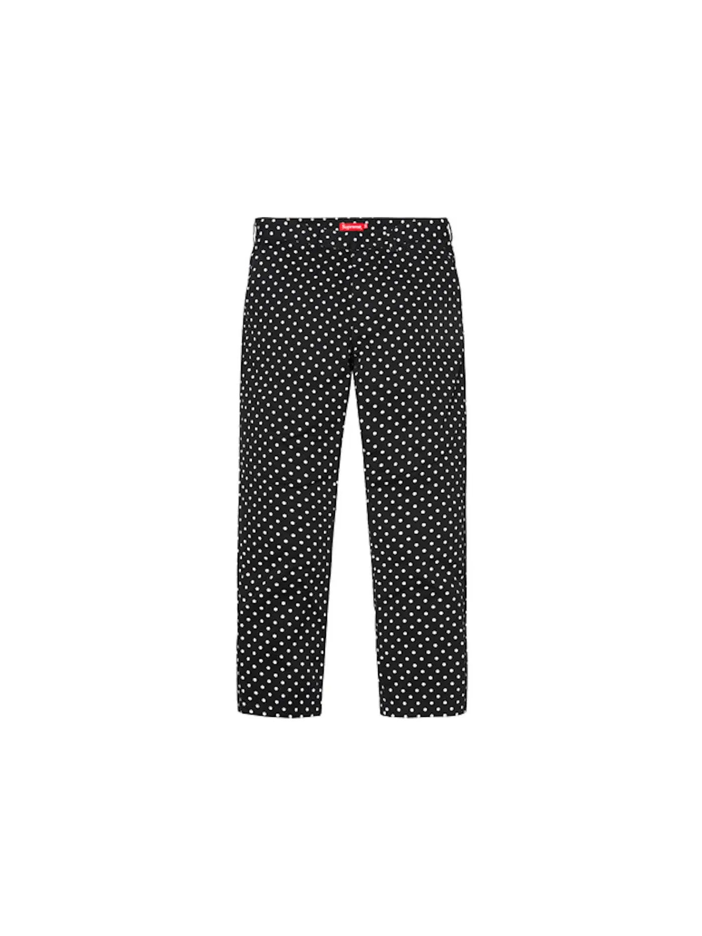 Мужские брюки с принтом Pant (FW18) Supreme — изображение 1 из 2, черный/белый