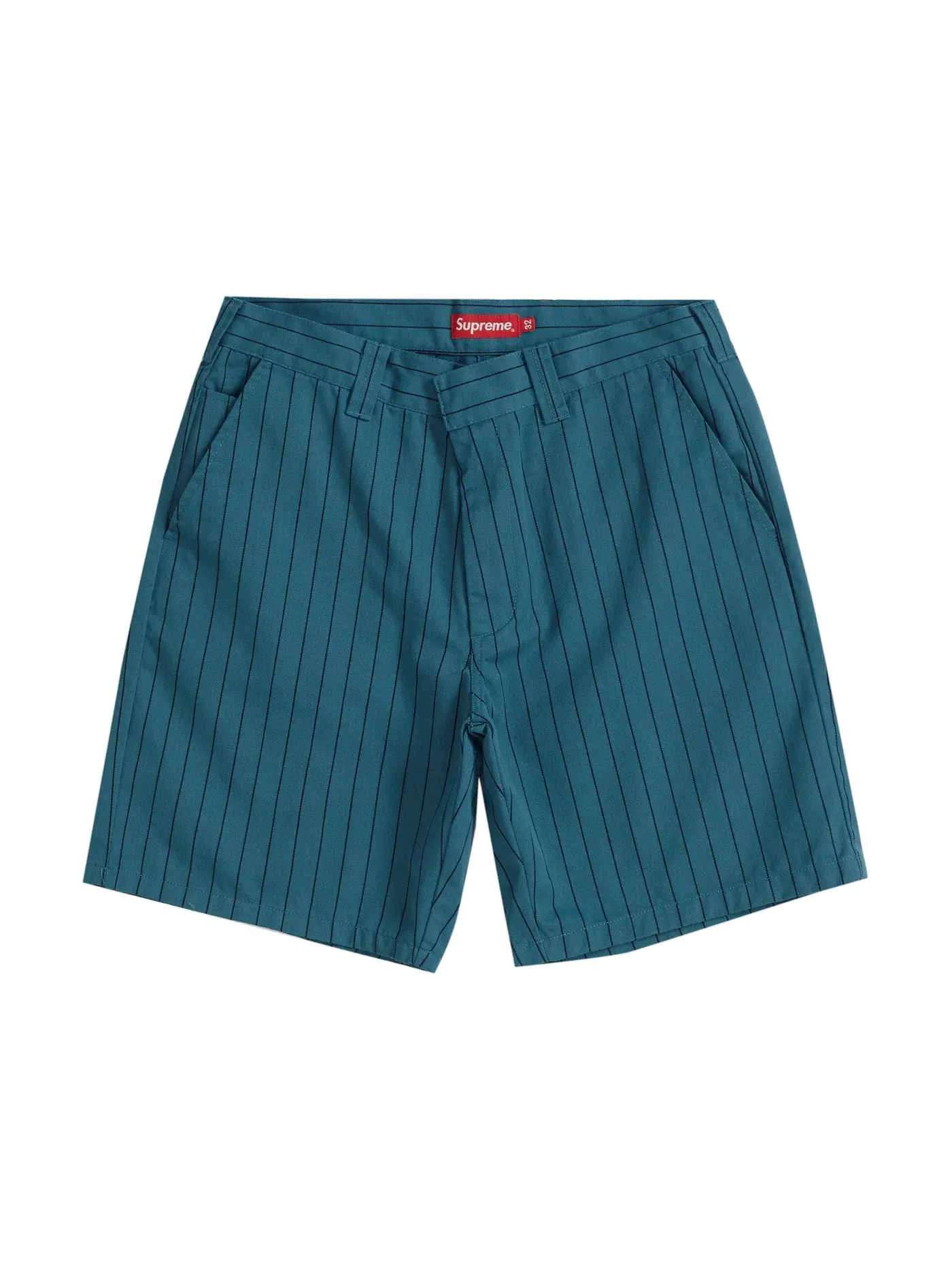 Мужские шорты с полосками Supreme Short, Teal Stripe — изображение 1 из 2