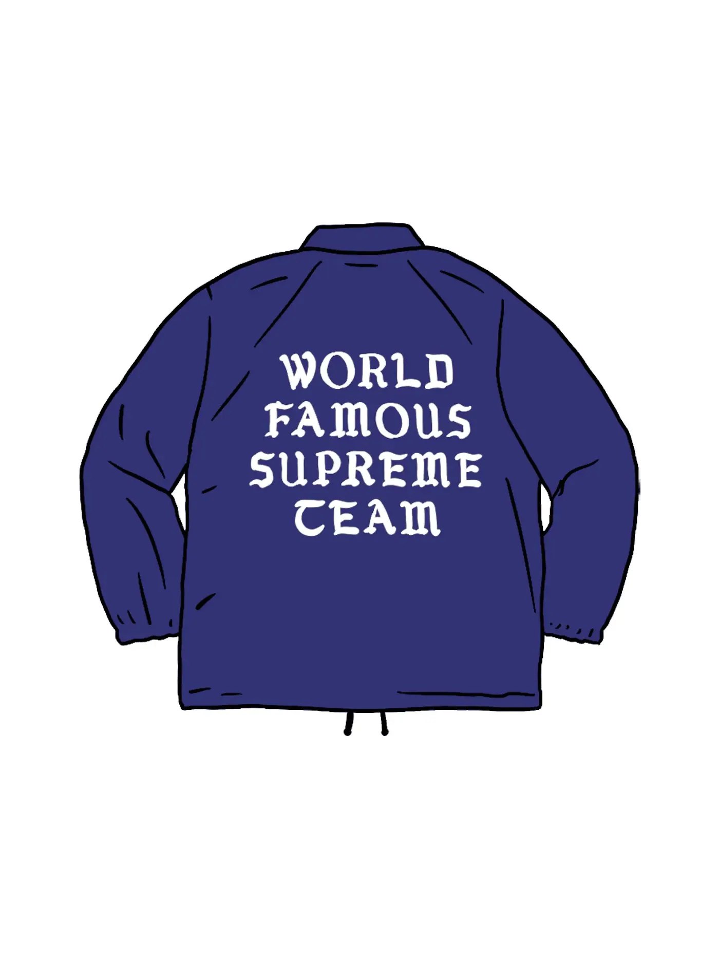 Мужская куртка-тренч с длинным рукавом Coaches Jacket Supreme, Dark Royal — изображение 1 из 1