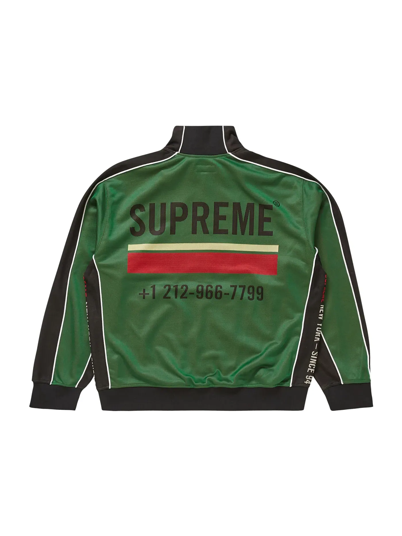 Мужская куртка с жаккардовым принтом Supreme — изображение 2 из 2, зеленый