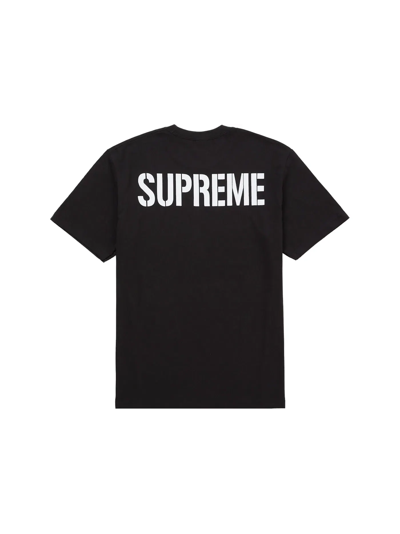 Мужская футболка с принтом Supreme Tee — изображение 2 из 2, черный