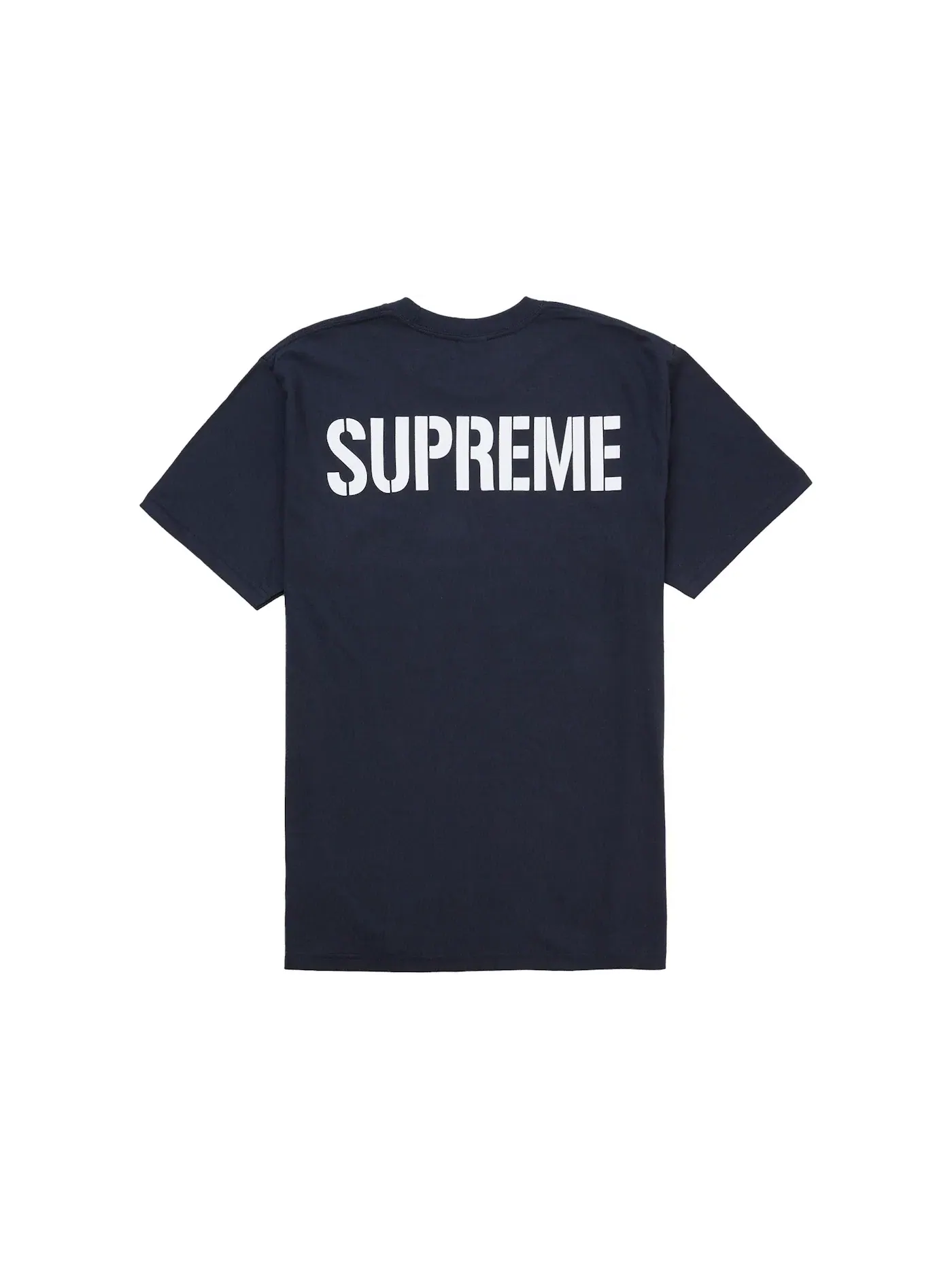 Мужская футболка с принтом World Famous Tee Supreme — изображение 2 из 2, темно-синий