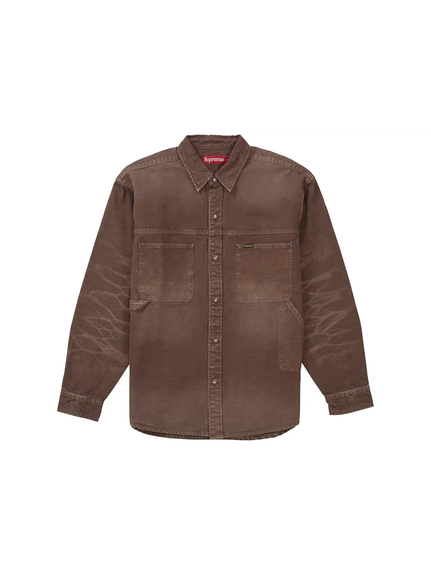 Мужская рубашка с длинным рукавом Supreme Shirt — изображение 1 из 1, коричневый