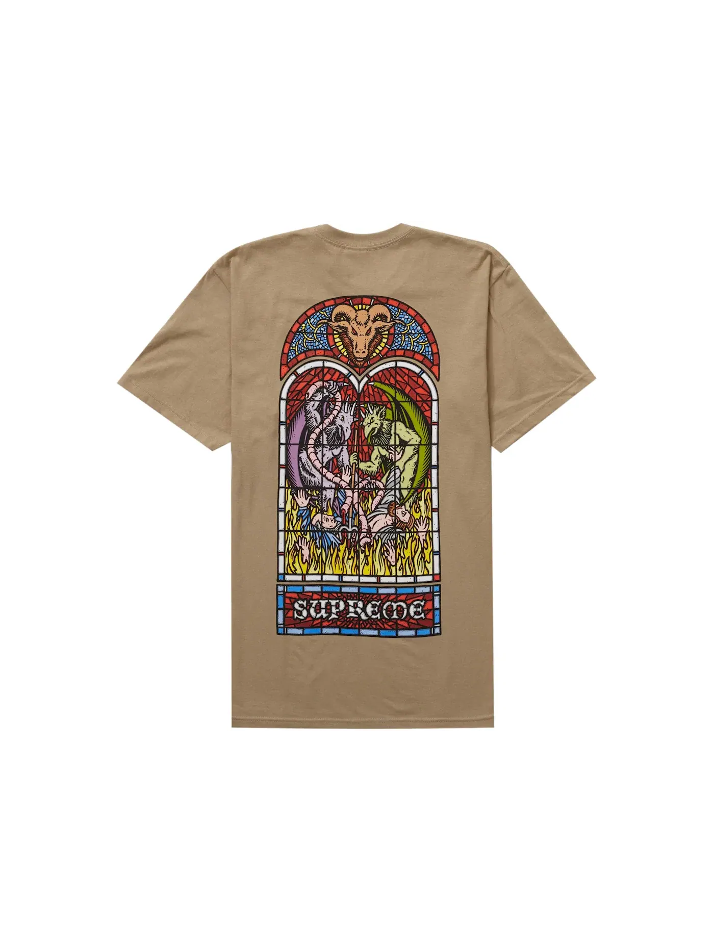 Мужская футболка Supreme Tee — изображение 1 из 2, хаки