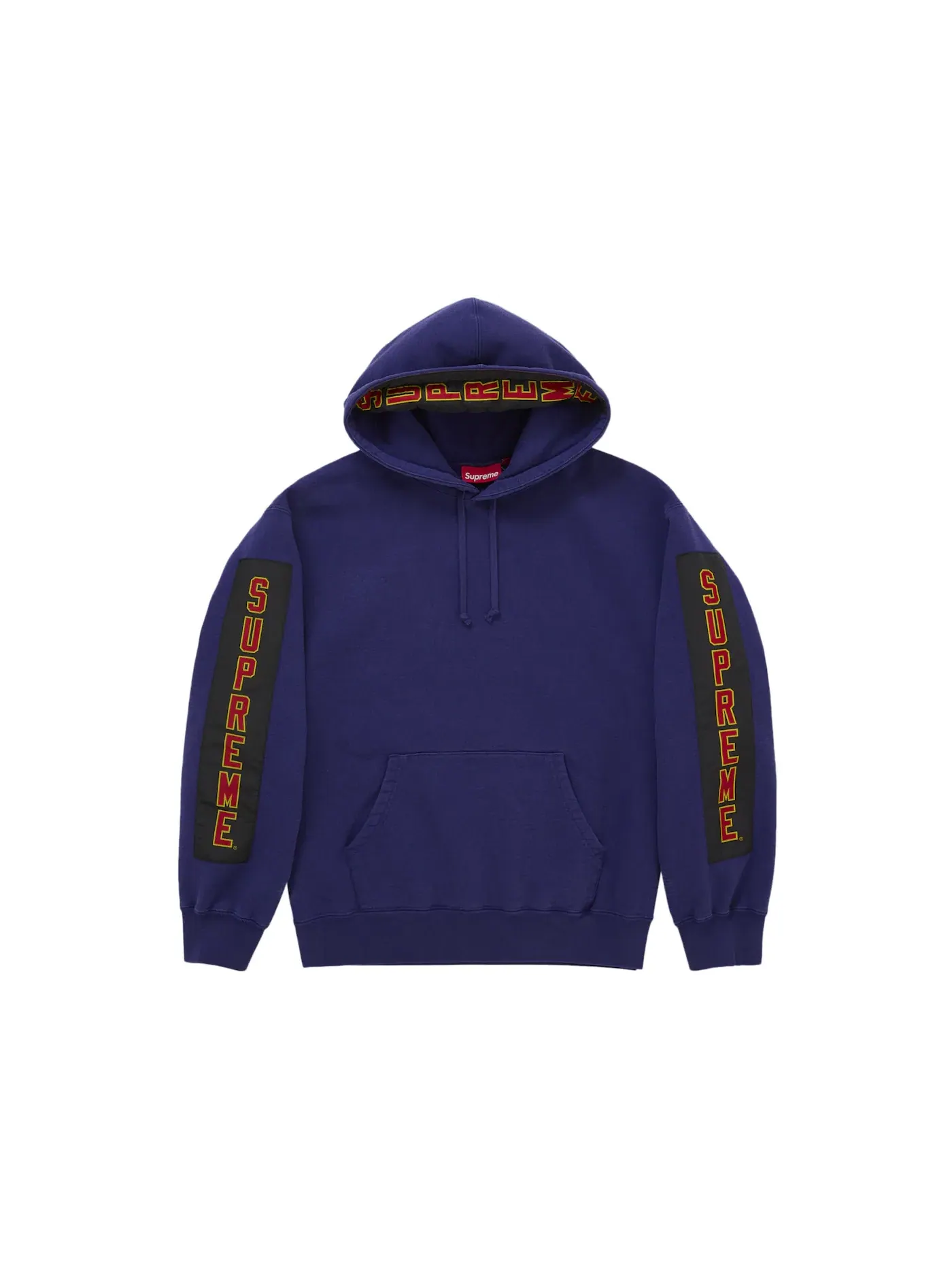 Мужской худи с вязаными патчами Supreme Sweatshirt — изображение 1 из 1, королевский