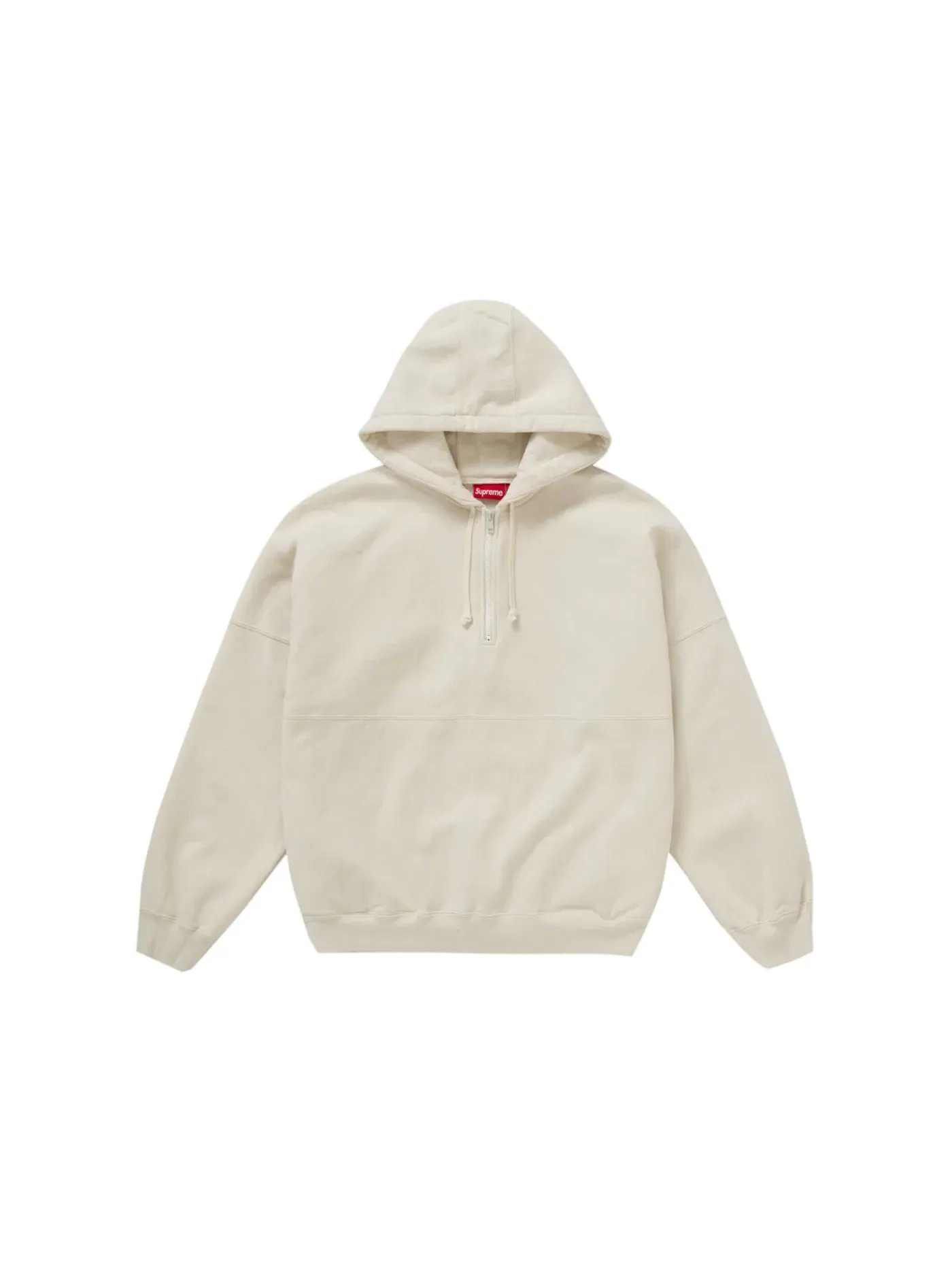 Мужской худи с принтом Supreme Wrapped Half Zip — изображение 2 из 2, серый