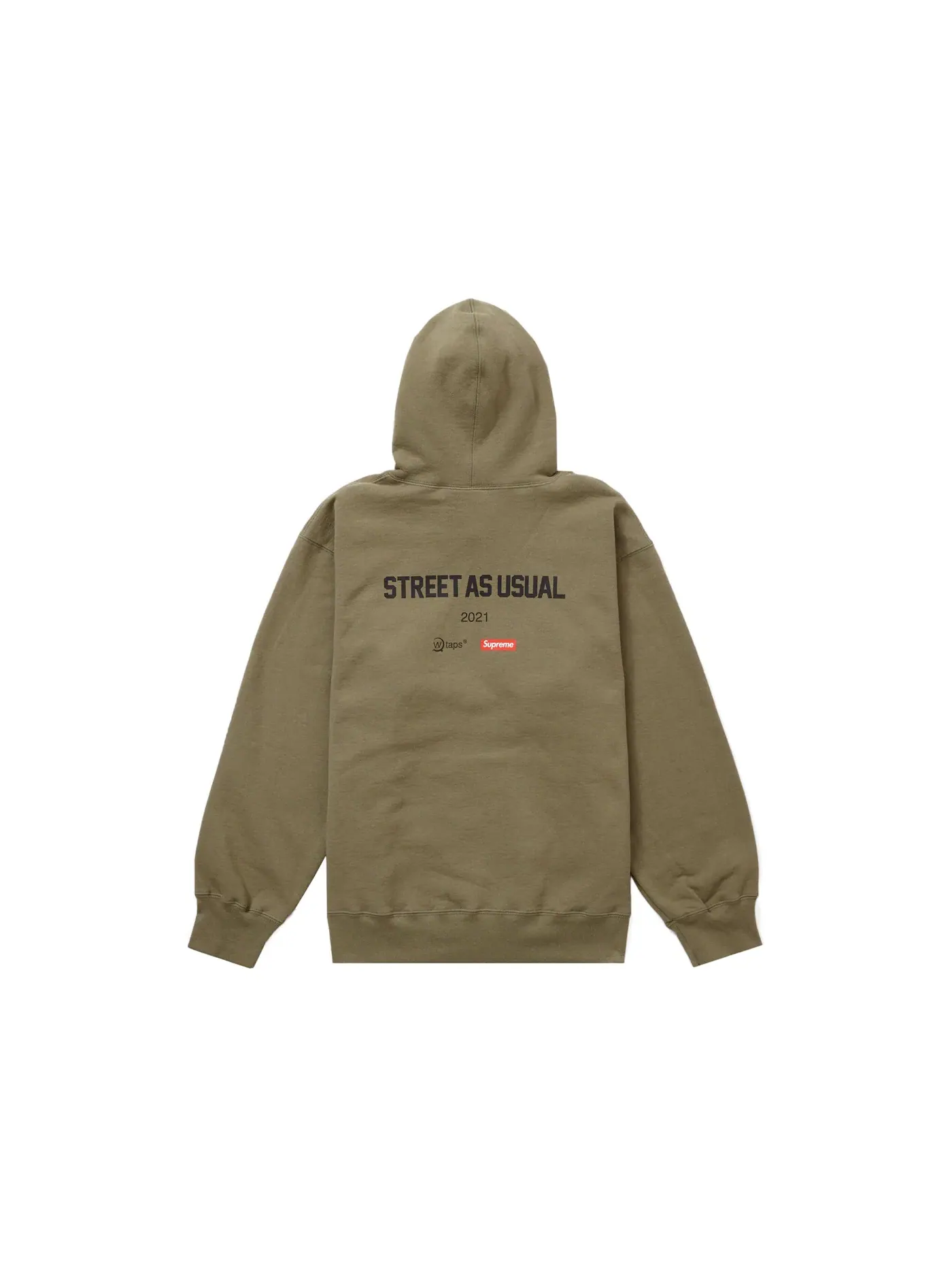Мужской худи с принтом Sic' Em Supreme Light Olive — изображение 2 из 2