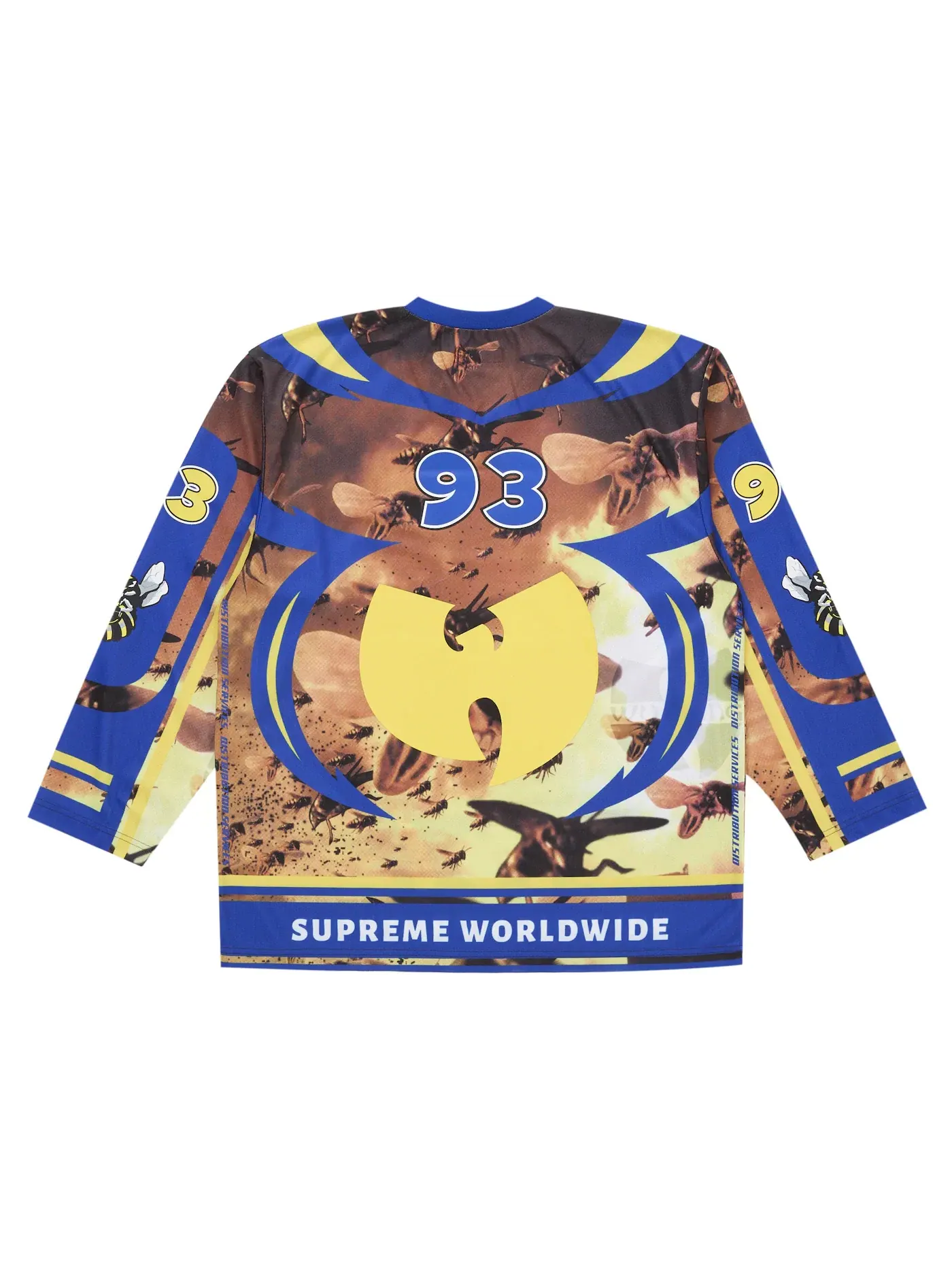 Мужская хоккейная джерси Wu-Tang Clan Supreme — изображение 2 из 2, синий