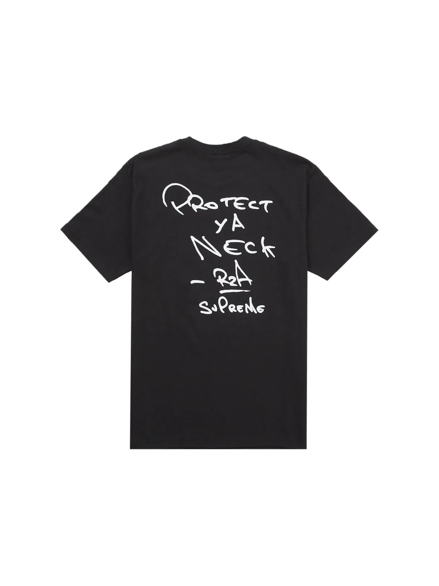 Мужская футболка с принтом Supreme Tee — изображение 2 из 2, черный