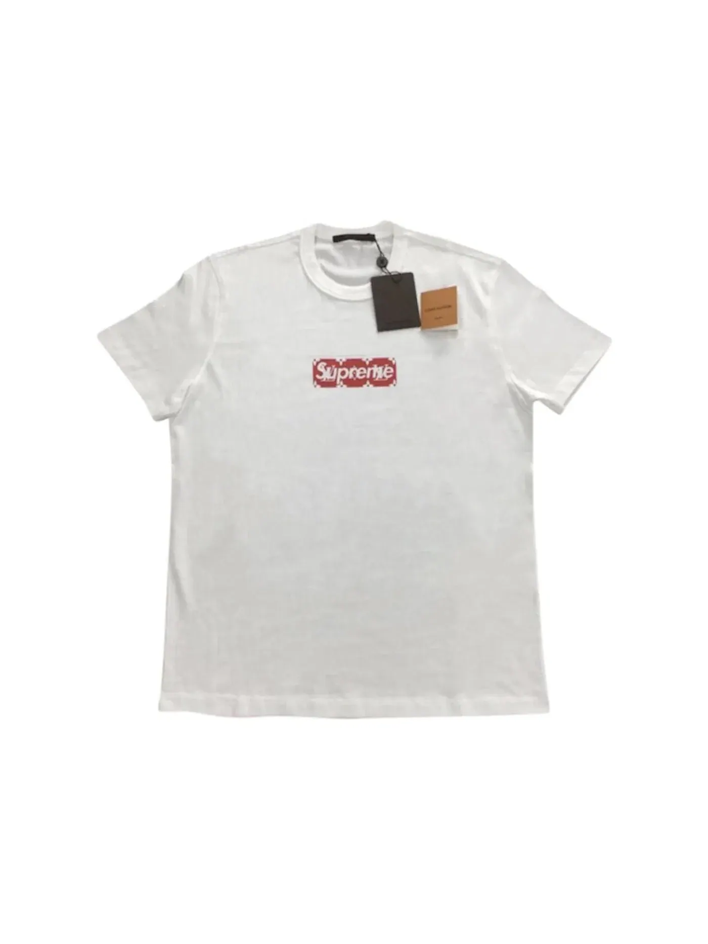 Мужская футболка с принтом Supreme x Louis Vuitton Box Logo — изображение 1 из 1, белый
