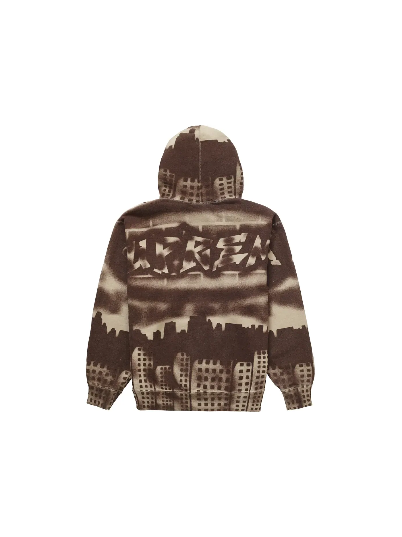 Мужская худи с принтом Supreme x New York Yankees Airbrush Sweatshirt — изображение 2 из 2, глина