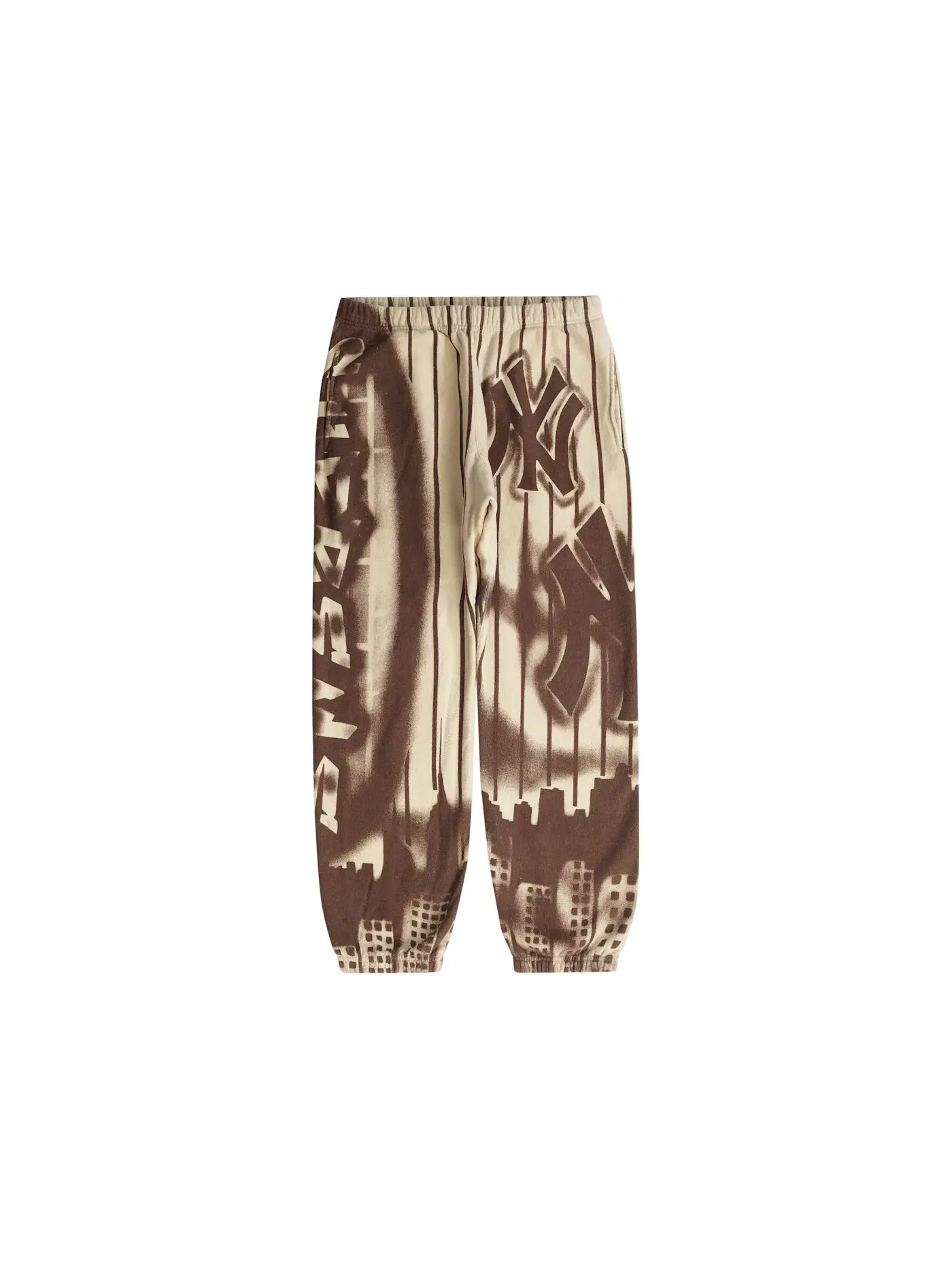 Мужские спортивные штаны с принтом Sweatpant Supreme — изображение 1 из 2, глина