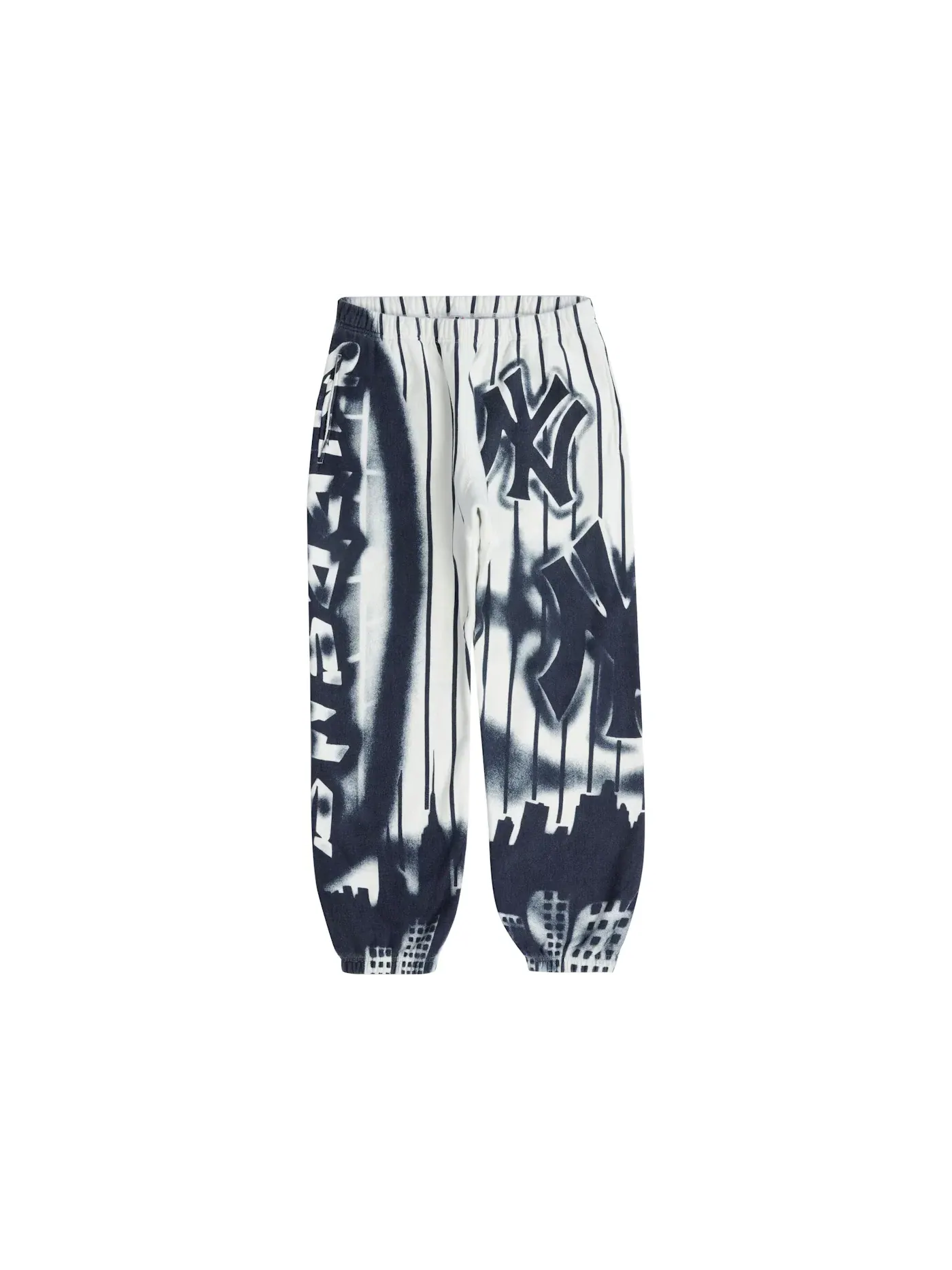 Мужские спортивные штаны с принтом Sweatpant Supreme — изображение 1 из 2, белый