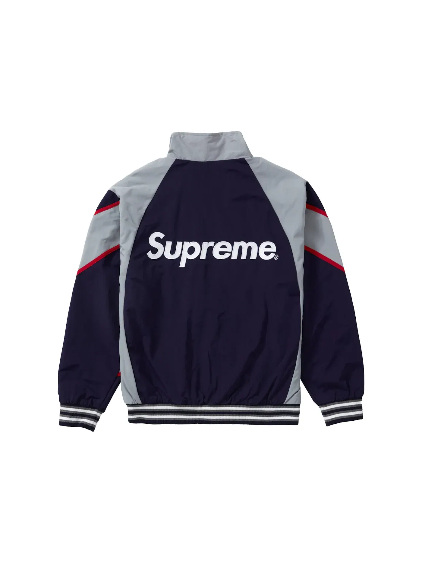 Мужская куртка с принтом Supreme — изображение 2 из 2, темно-синий