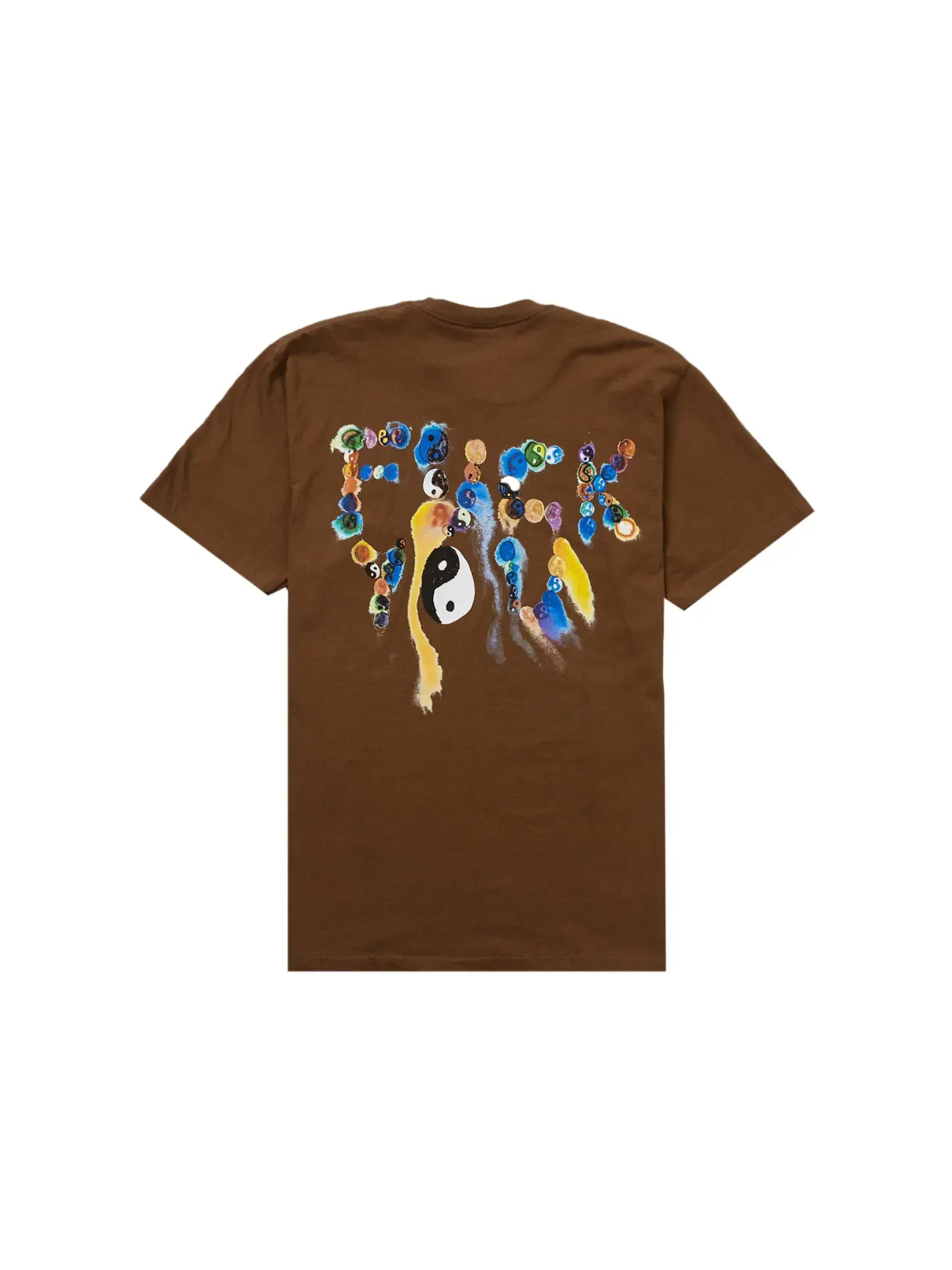 Мужская футболка с принтом Supreme Tee — изображение 1 из 2, коричневый