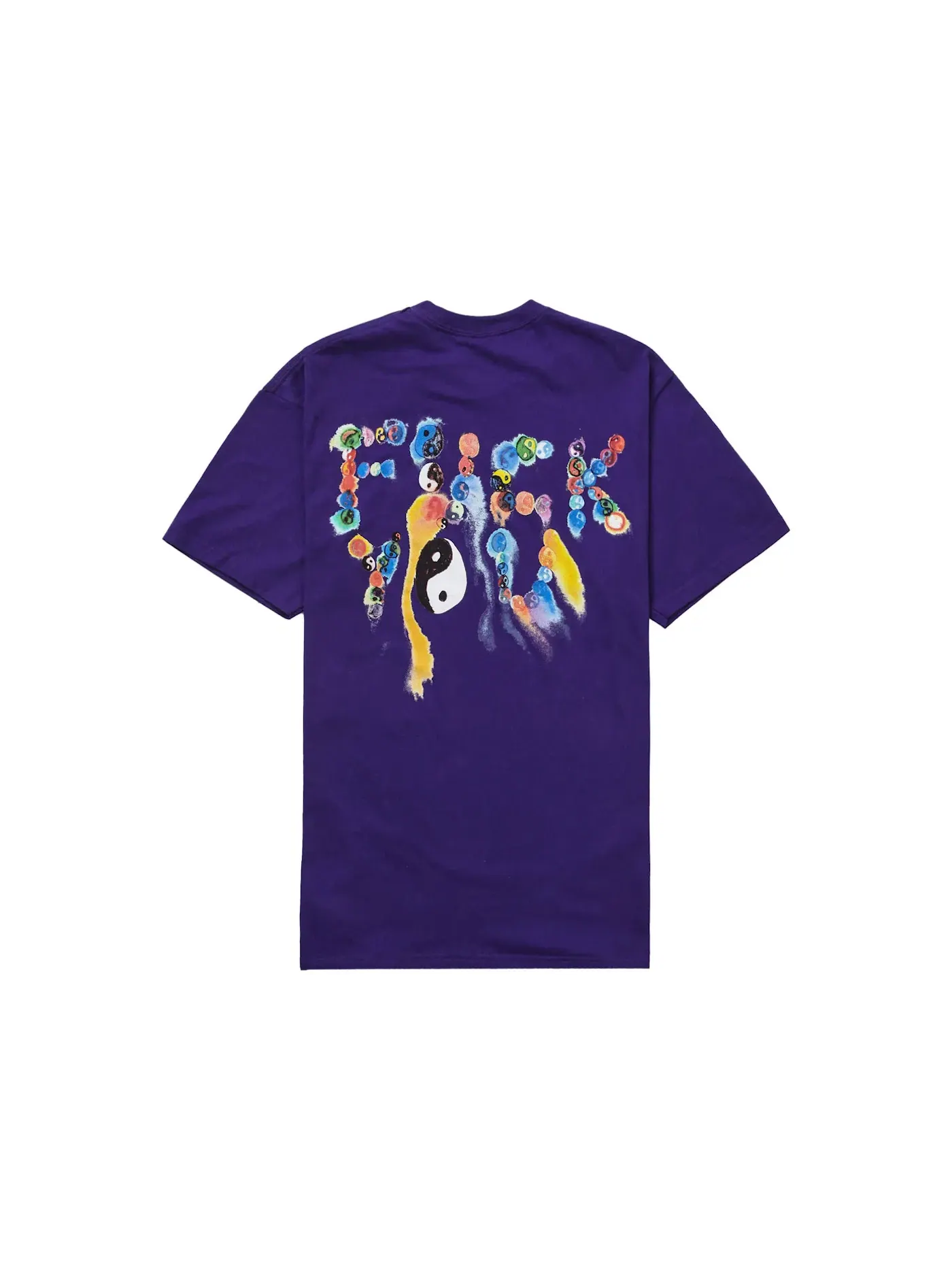 Мужская футболка с принтом Supreme Tee — изображение 1 из 2, фиолетовый