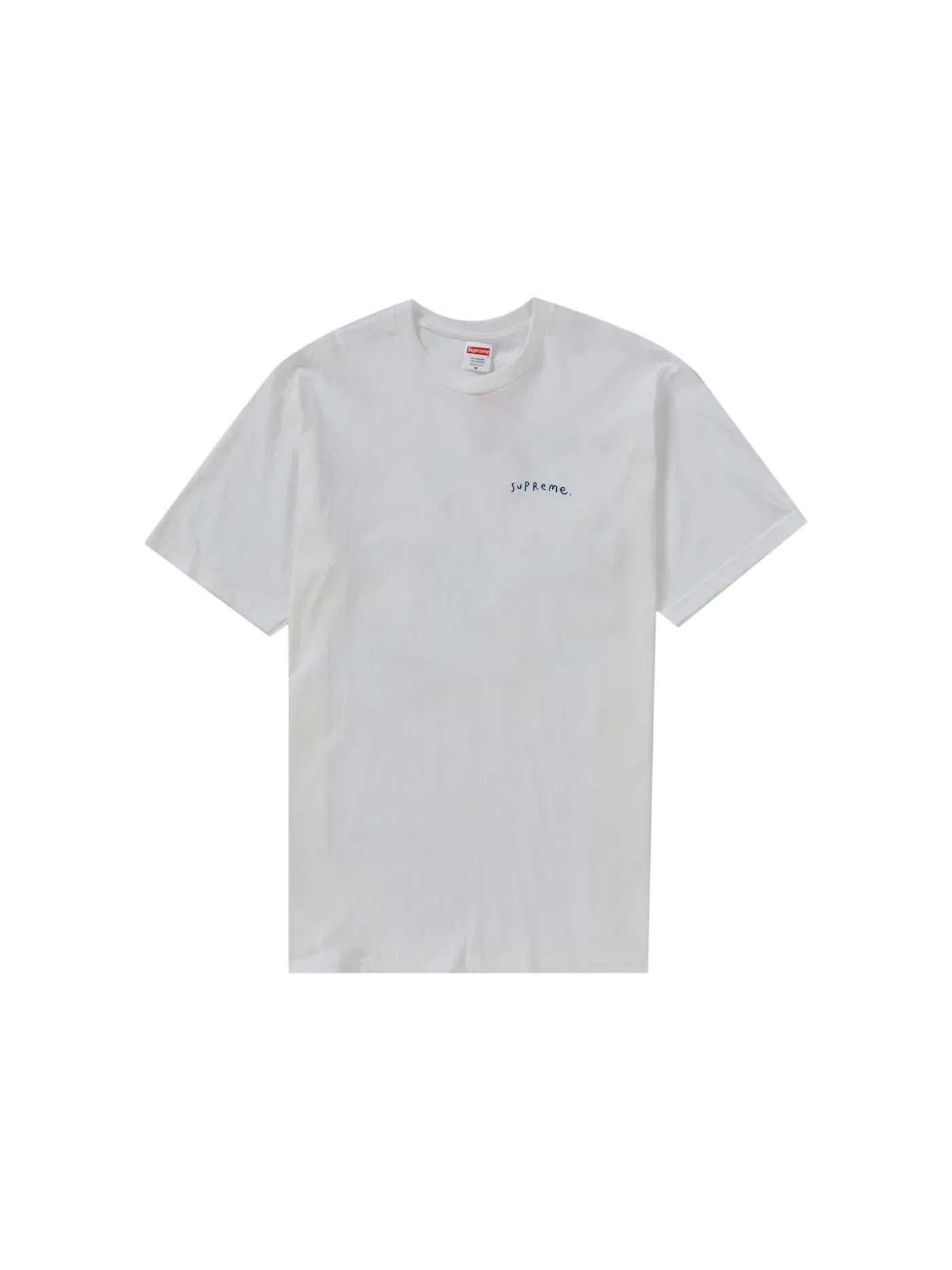 Мужская футболка с принтом Supreme Tee — изображение 2 из 2, белый