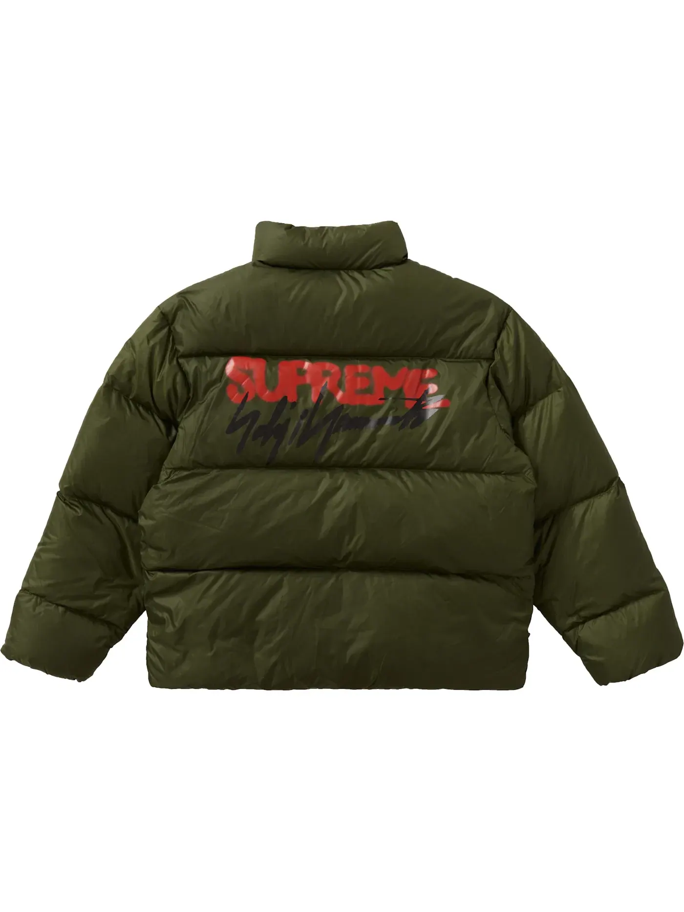 Мужская куртка-пуховик с длинным рукавом Supreme Yohji Yamamoto Down Jacket — изображение 1 из 3, оливковый