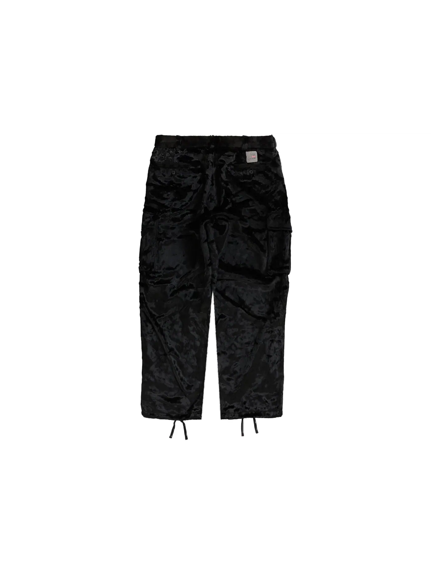 Мужские брюки из искусственного меха Supreme Yohji Yamamoto Faux Fur Cargo Pant — изображение 2 из 2, черный