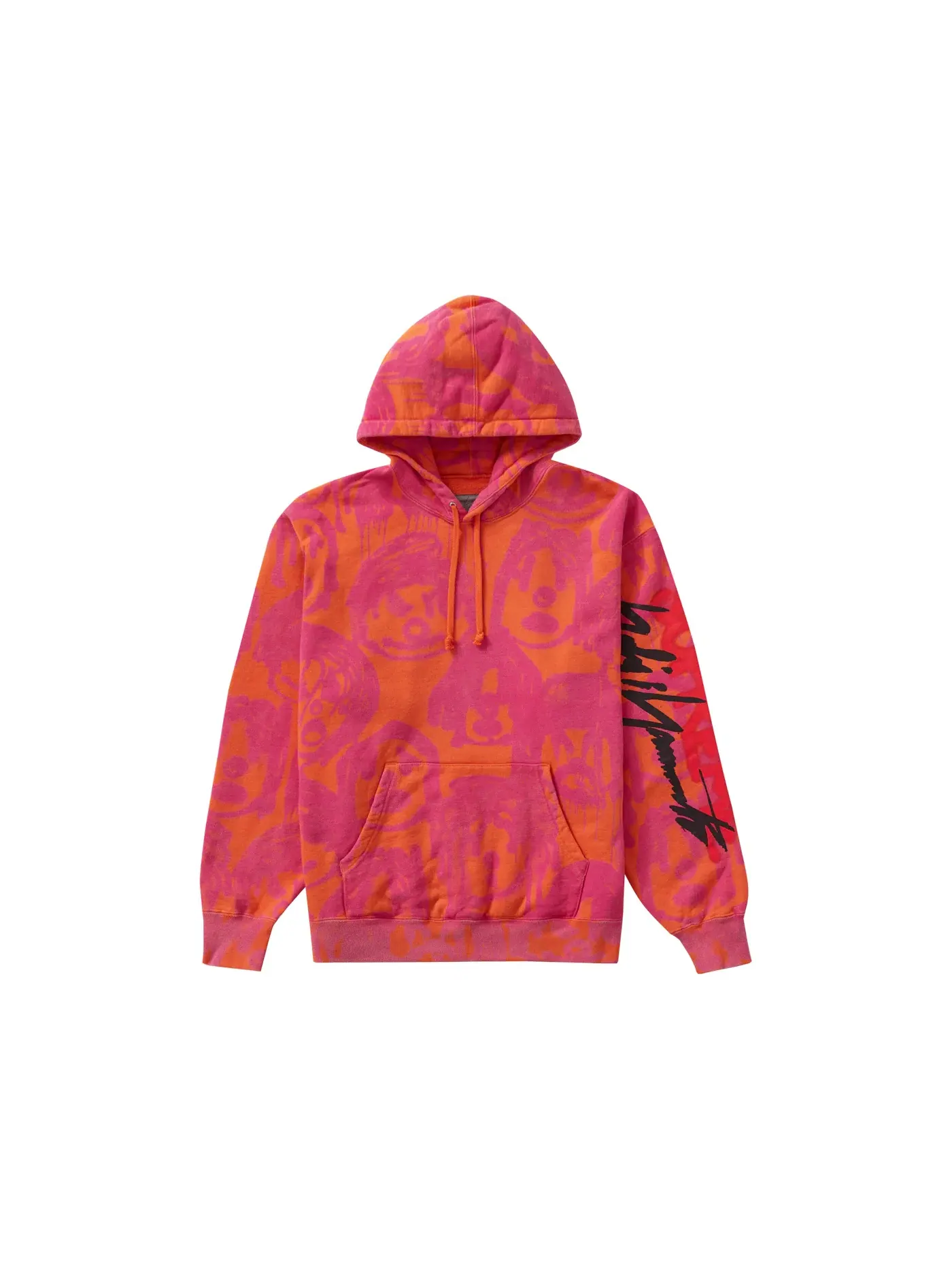 Мужской худи с капюшоном Supreme Yohji Yamamoto Hooded Sweatshirt — изображение 1 из 1, оранжевый