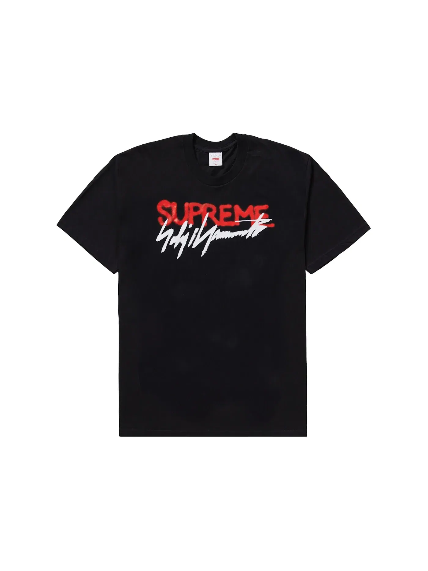 Мужская футболка с принтом Supreme Yohji Yamamoto — изображение 1 из 1, черный