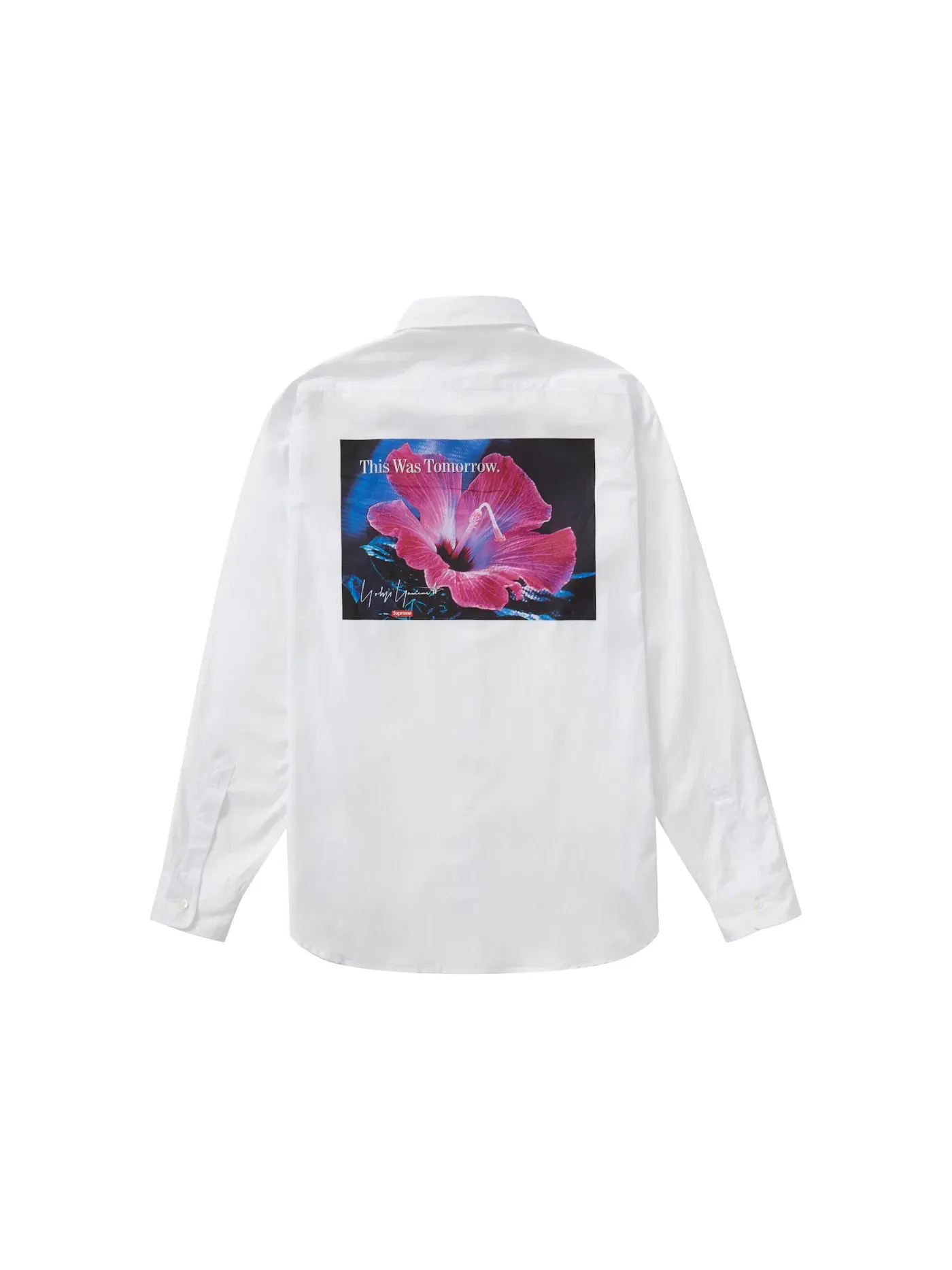 Мужская рубашка с длинным рукавом Supreme Yohji Yamamoto Shirt — изображение 1 из 2, белый