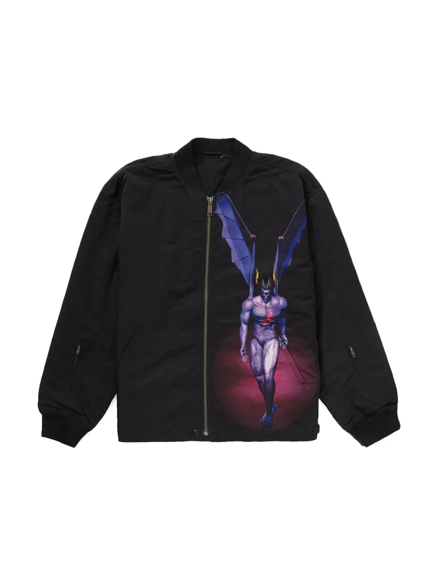 Мужская нейлоновая куртка-бомбер Yohji Yamamoto TEKKEN Supreme — изображение 1 из 2, черный