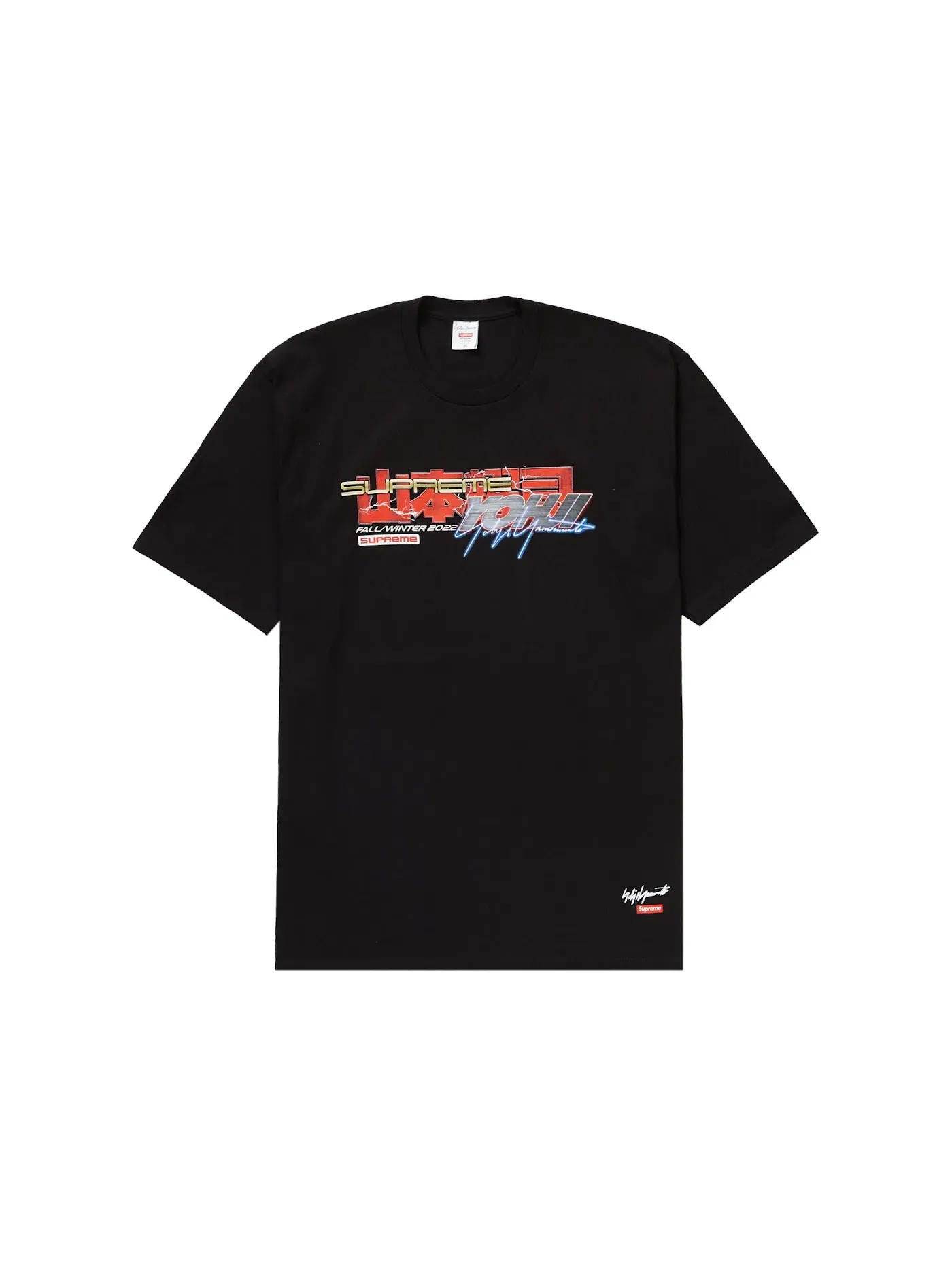 Мужская футболка с принтом Tee Supreme — изображение 1 из 1, черный