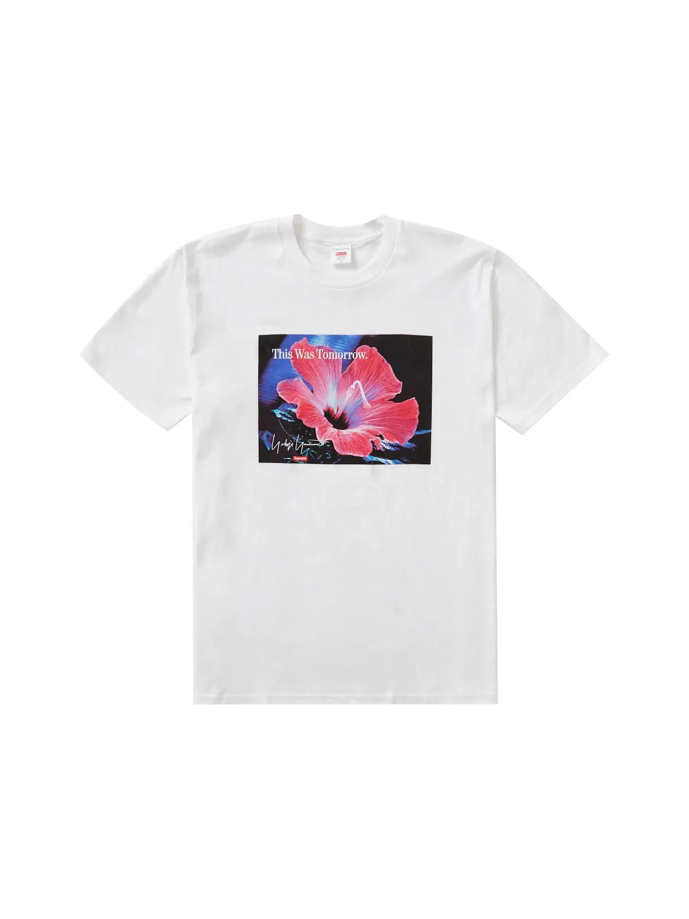 Мужская футболка с принтом Supreme Yohji Yamamoto This Was Tomorrow Tee — изображение 1 из 1, белый
