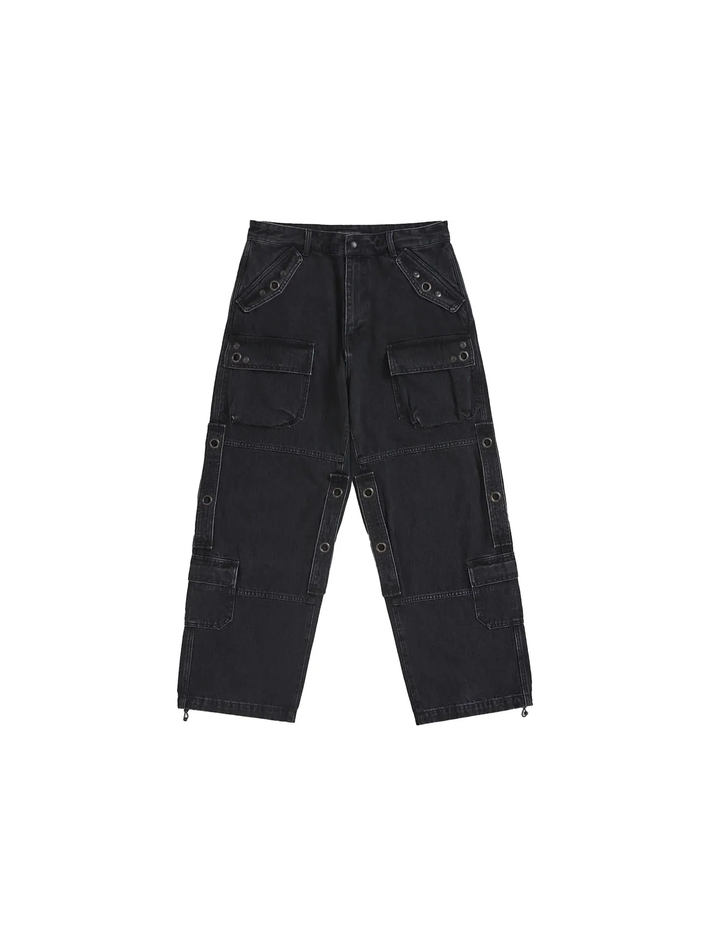 Мужские джинсовые утилитарные брюки с принтом Pant Supreme — изображение 1 из 1, черный