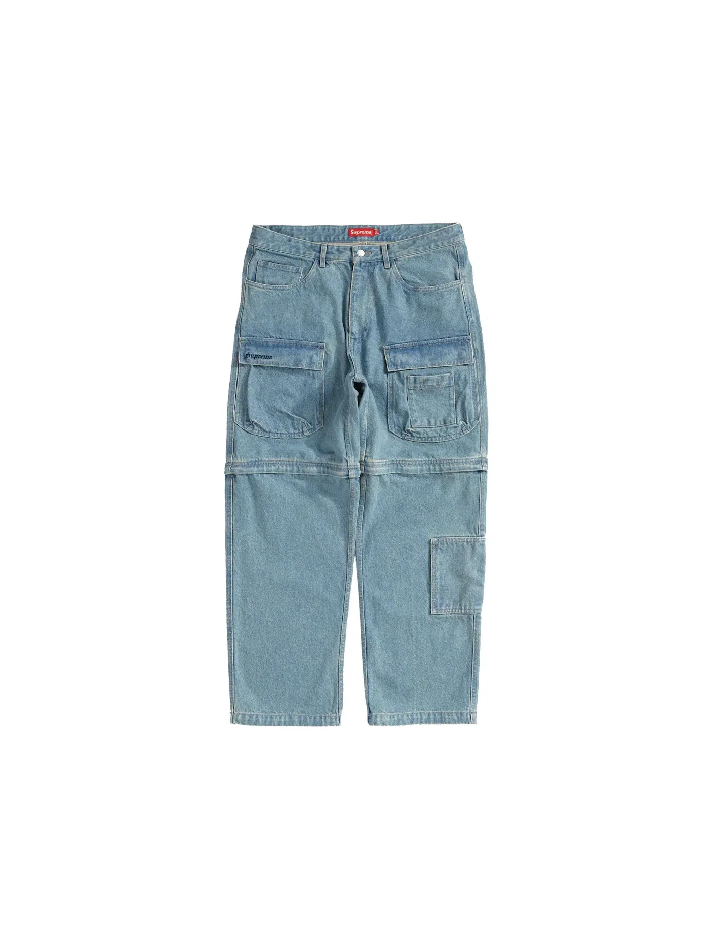 Мужские джинсовые брюки-трансформер Pant Supreme — изображение 1 из 2, джинсовый синий