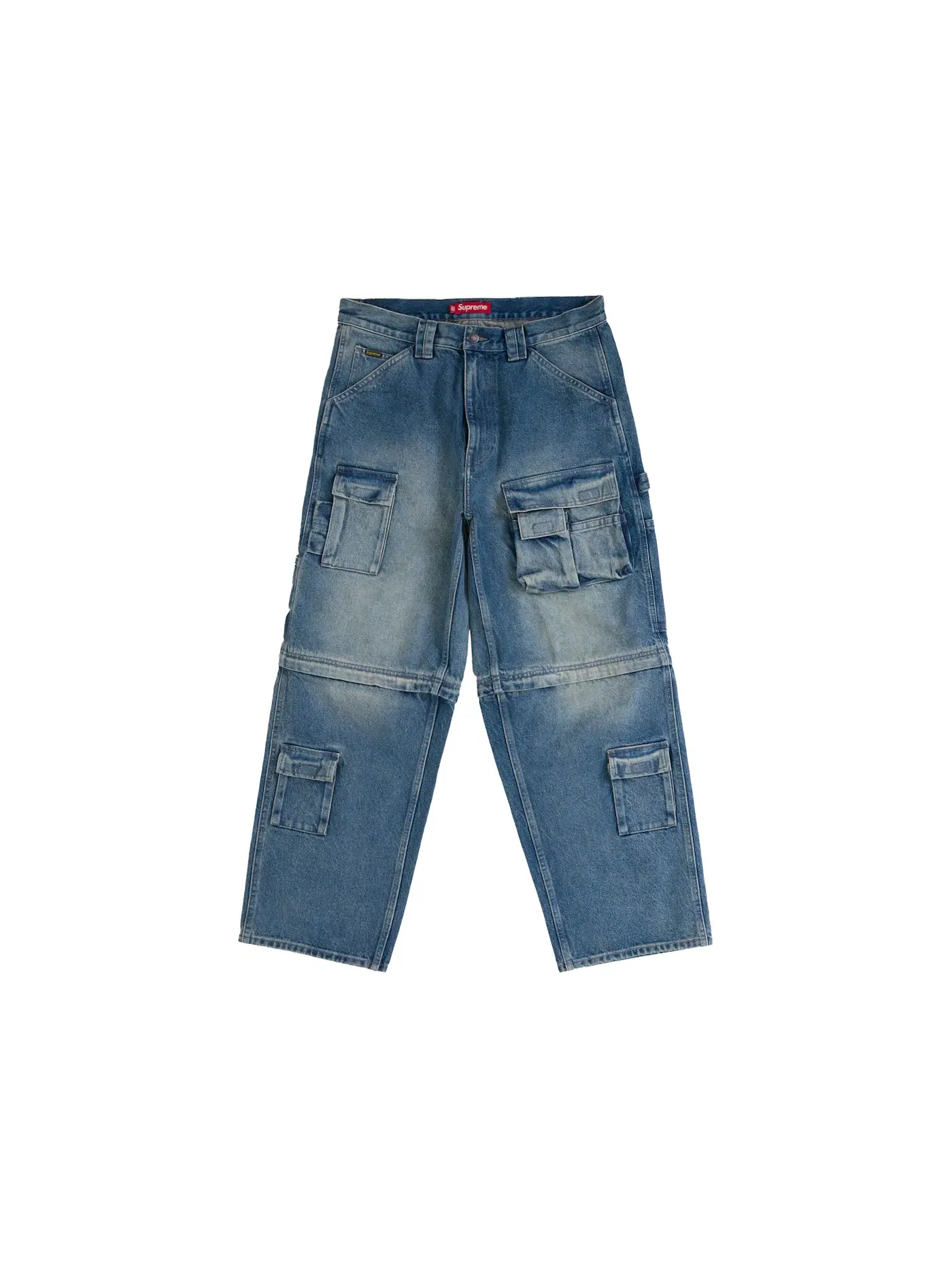 Мужские штаны с отстегивающимися штанинами Supreme Pant (FW26) — изображение 1 из 4, джинсовый синий
