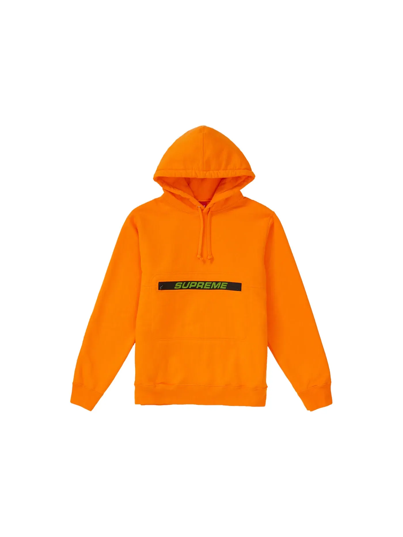 Мужской свитшот с капюшоном Supreme Hooded Sweatshirt — изображение 1 из 1, оранжевый