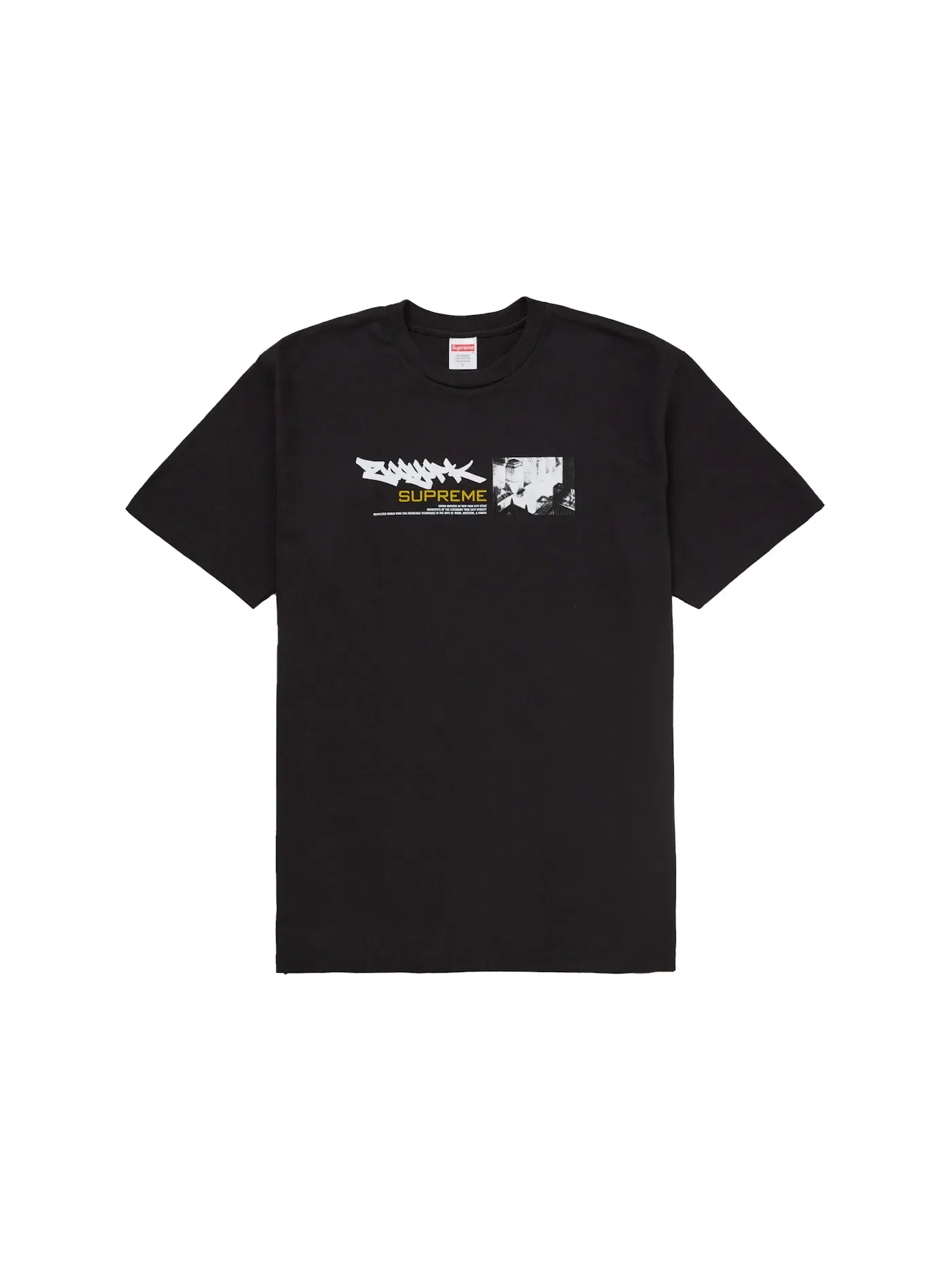 Мужская футболка с принтом Supreme Zoo York Dynasty Tee — изображение 1 из 1, черный
