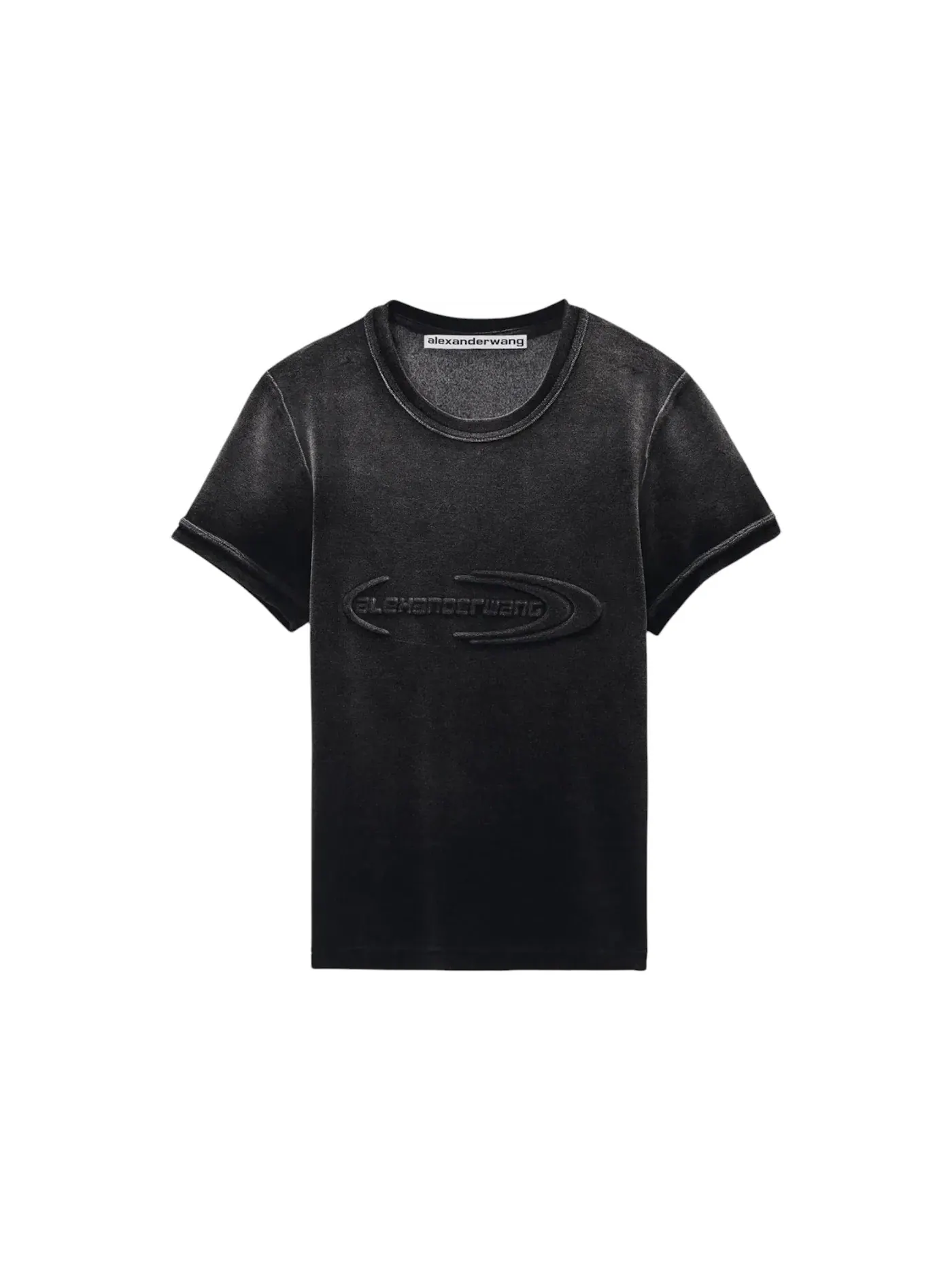 Женская футболка T by Alexander Wang, Washed Nickel