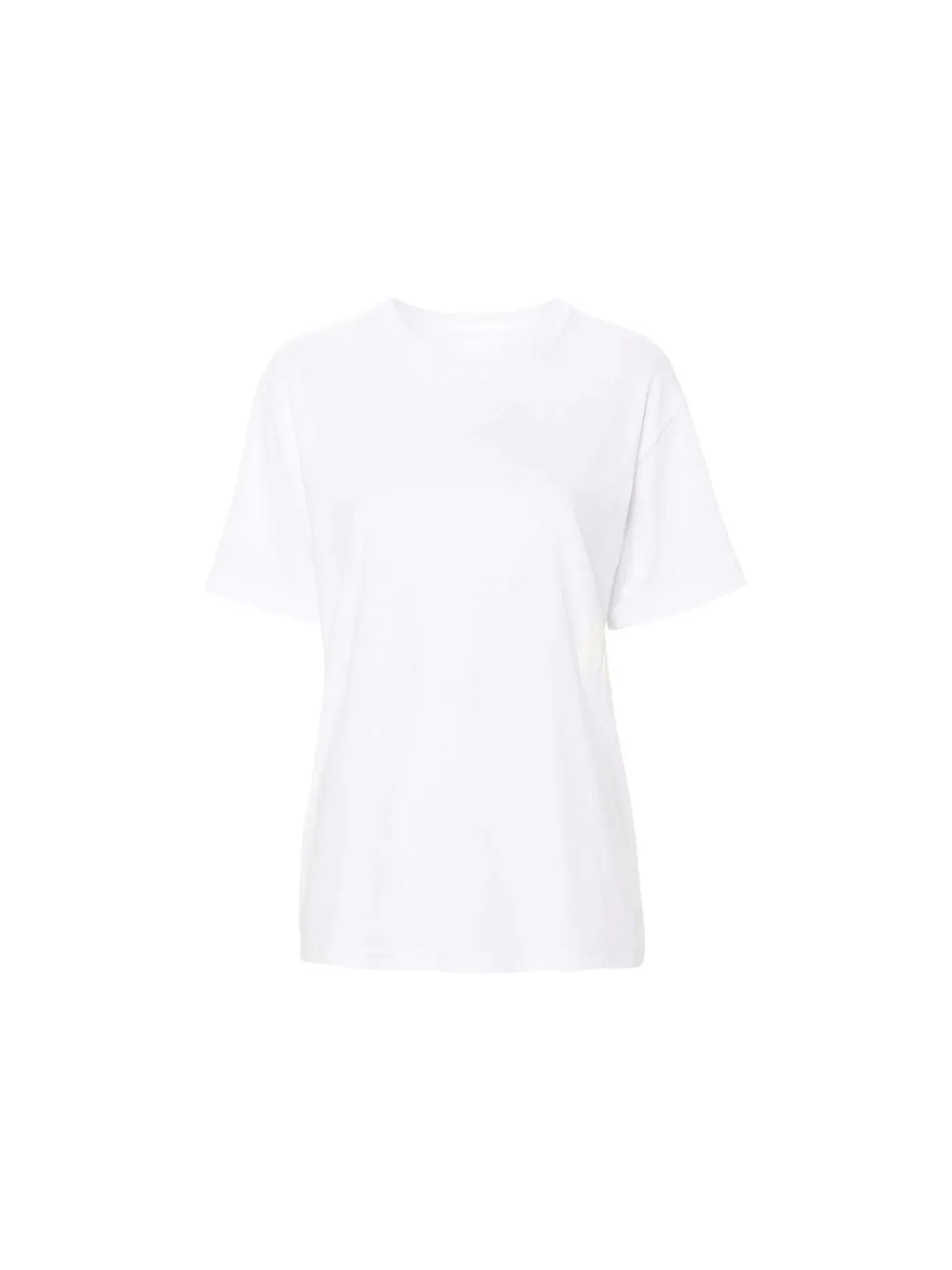 Женская футболка с коротким рукавом с принтом Essential Jersey Puff Logo T by Alexander Wang — изображение 1 из 1, белый